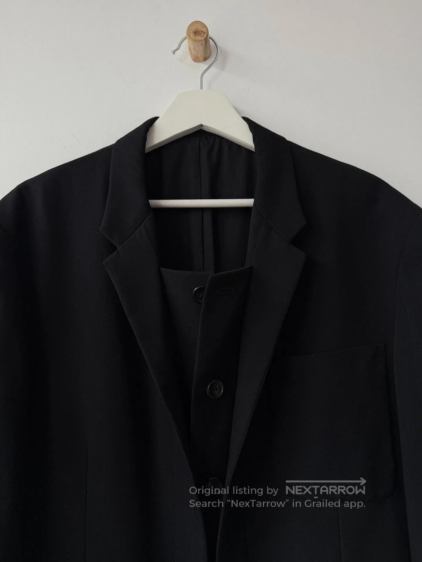 Yohji Yamamoto Yohji Yamamoto Black Wool Suit Jacket. Size US M / EU 48-50 / 2 - 4 Thumbnail