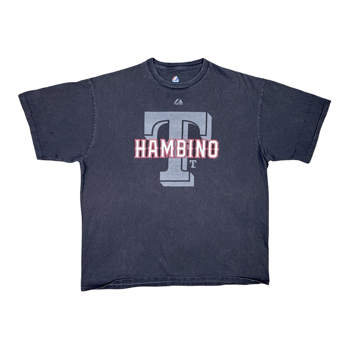 Majestic Majestic MLB Texas Rangers Josh Hamilton Great Hambino” Tee Size US XXL / EU 58 / 5 - 1 Thumbnail