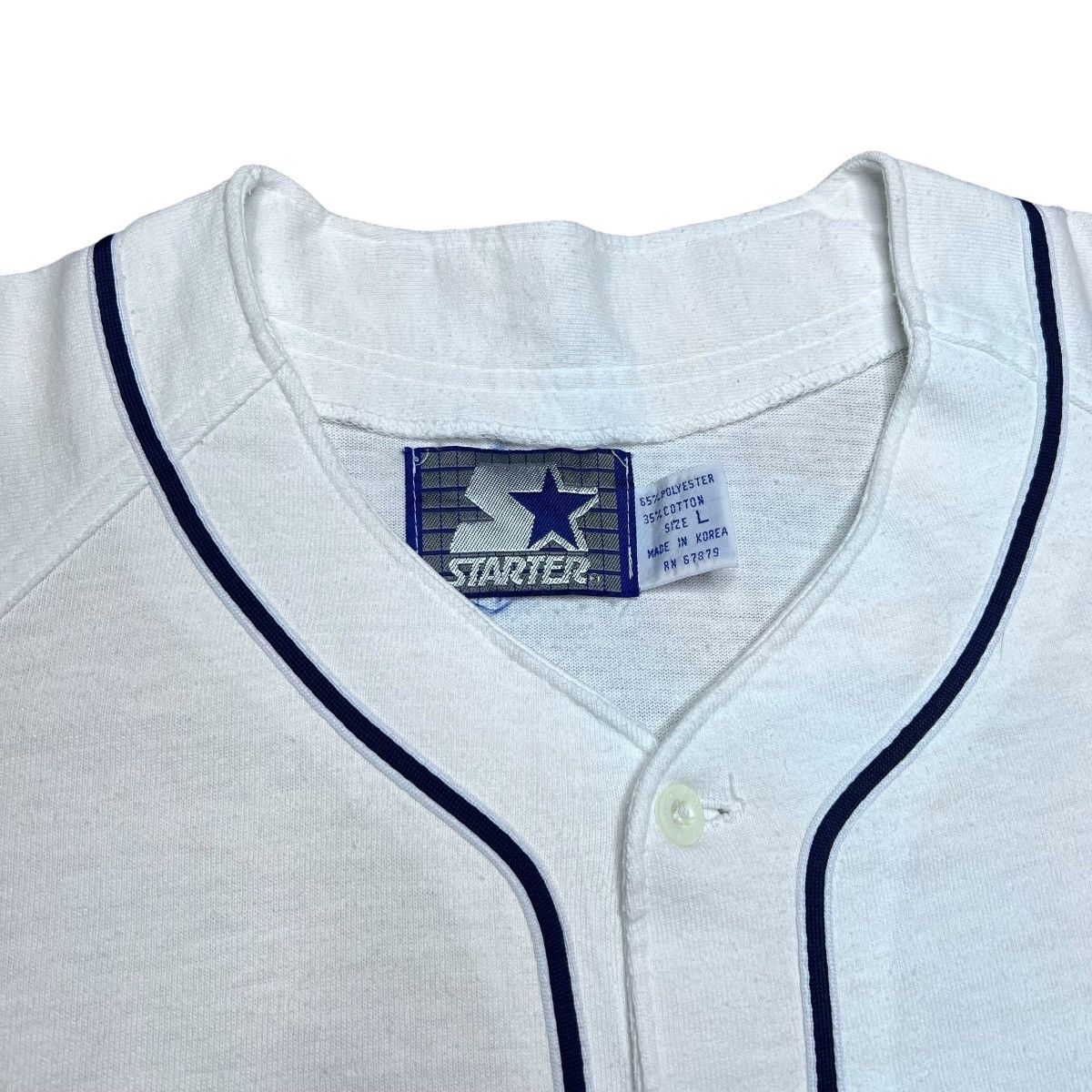 Starter 90s MLB New York Yankees Starter Script Sewn Baseball Jersey Size US XL / EU 56 / 4 - 2 Thumbnail