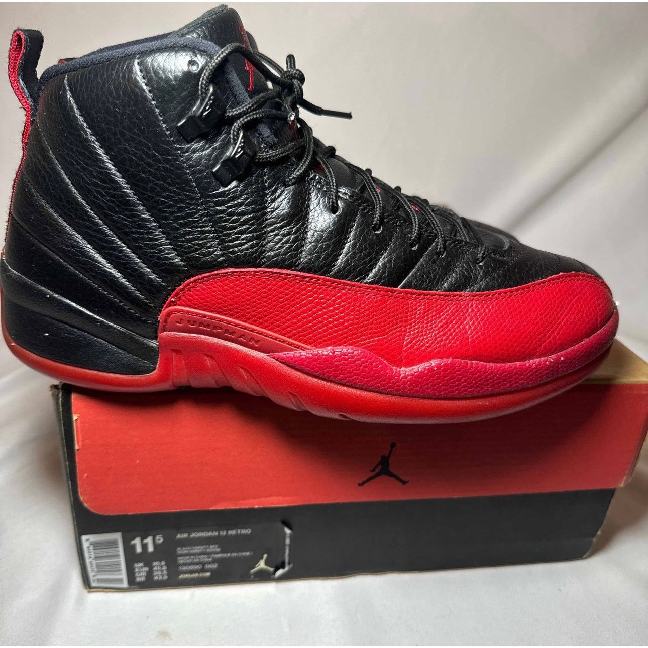 Jordan Brand × Nike Size 11.5 Nike Air Jordan 12 Retro Flu Game 2016 Men's Shoes Size US 11.5 / EU 44-45 - 1 Thumbnail