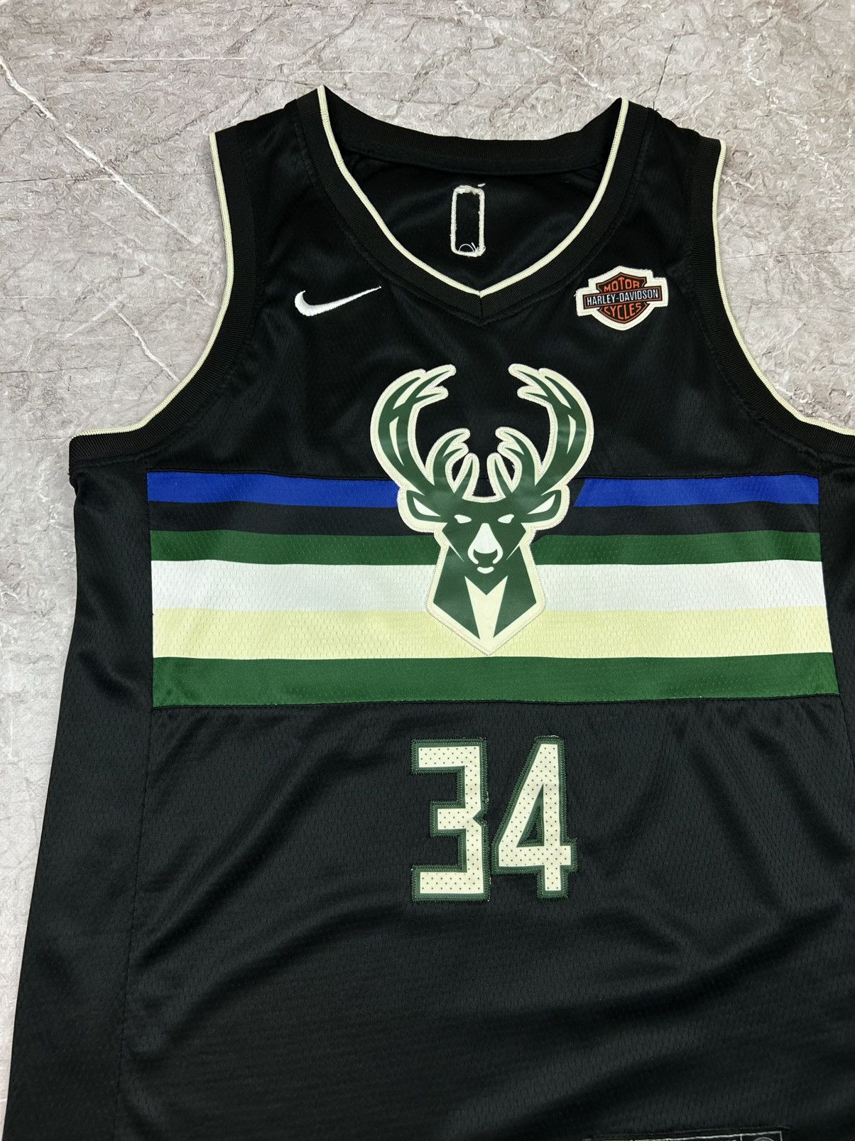 Nike Harley Davidson Nike Giannis Antetokounmpo Black NBA Jersey Size US S / EU 44-46 / 1 - 5 Thumbnail