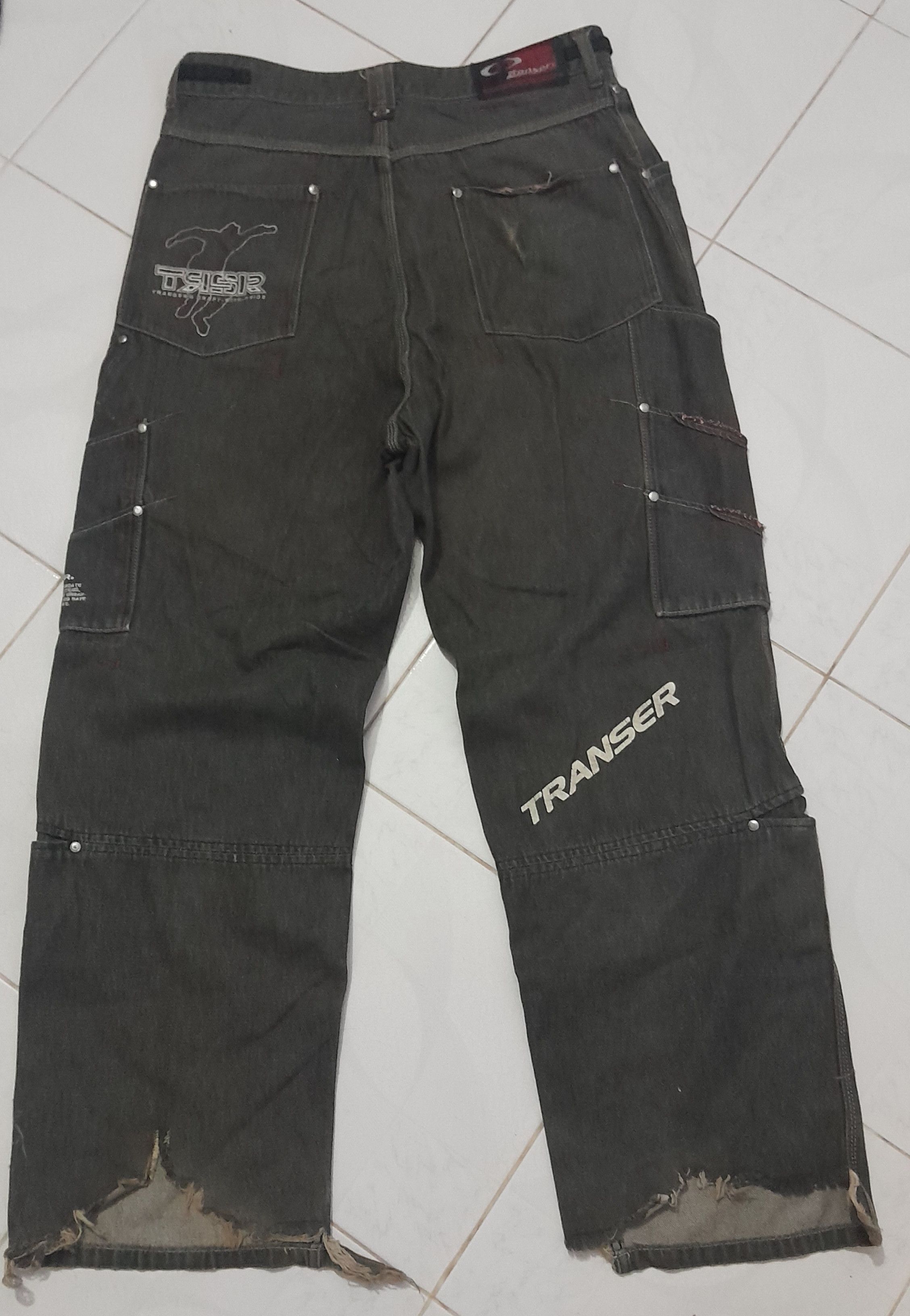 Japanese Brand ❤FINAL DROP❤FADED BAGGY MULTIPOCKET CARGO PANTS Size US 33 - 1 Thumbnail