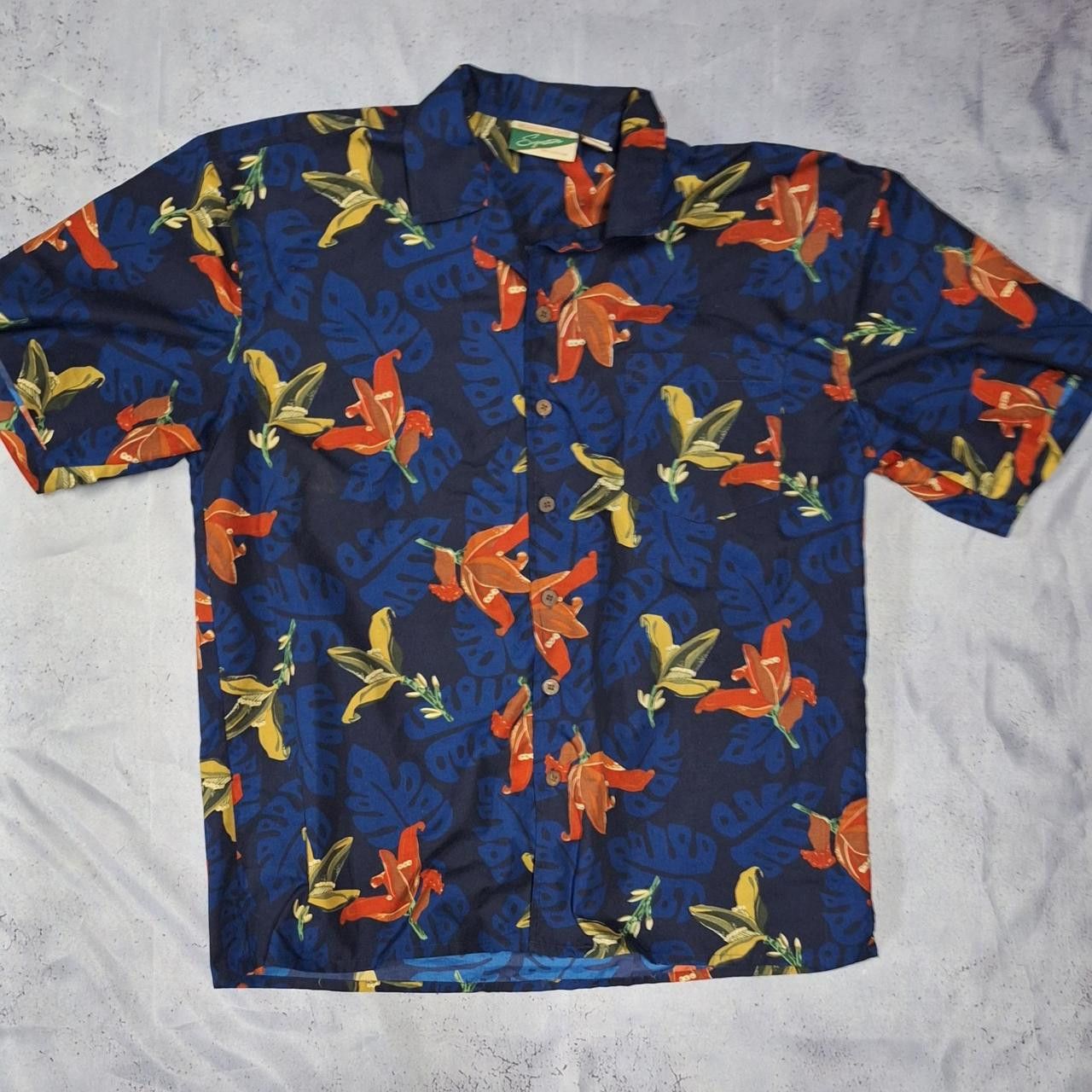 Other Blue and orange Hawaiian shirt #HawaiianShirt Size US L / EU 52-54 / 3 - 1 Thumbnail