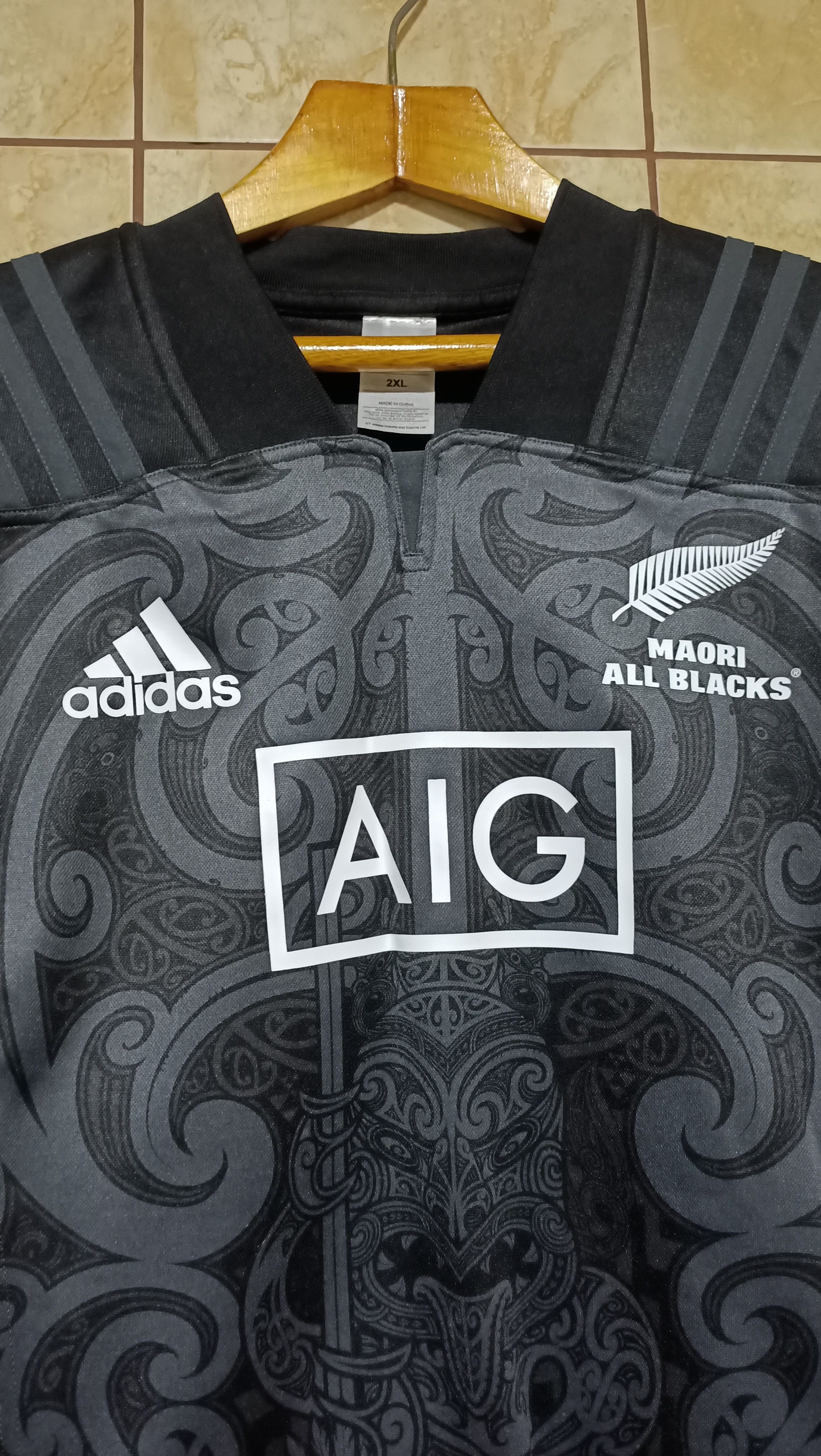 Adidas Adidas Maori All Blacks 2017 rugby jersey Size US XXL / EU 58 / 5 - 2 Thumbnail
