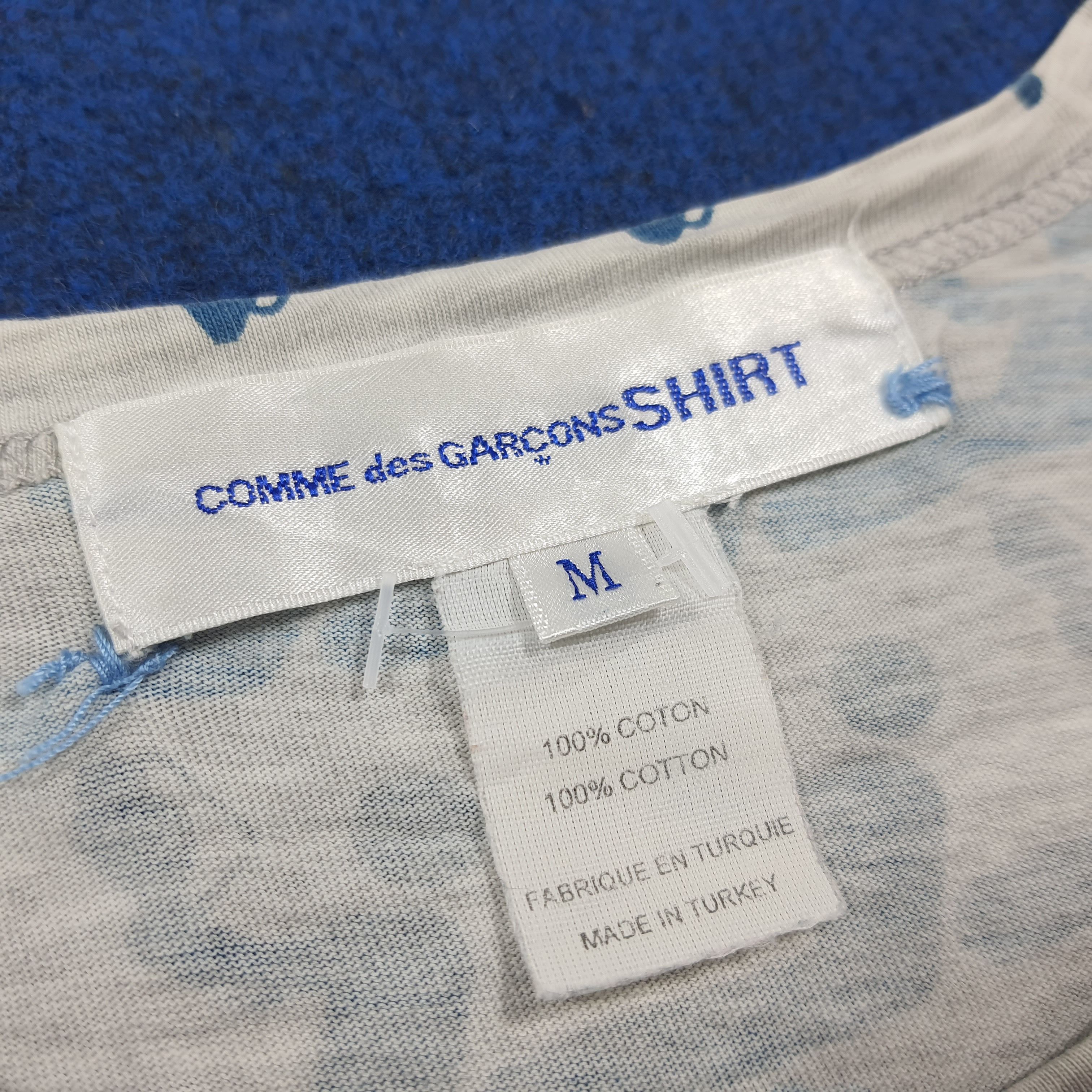 Comme des Garcons Vintage Comme Des Garcons Monogram Pocket Tee C299N17 Size US M / EU 48-50 / 2 - 5 Thumbnail