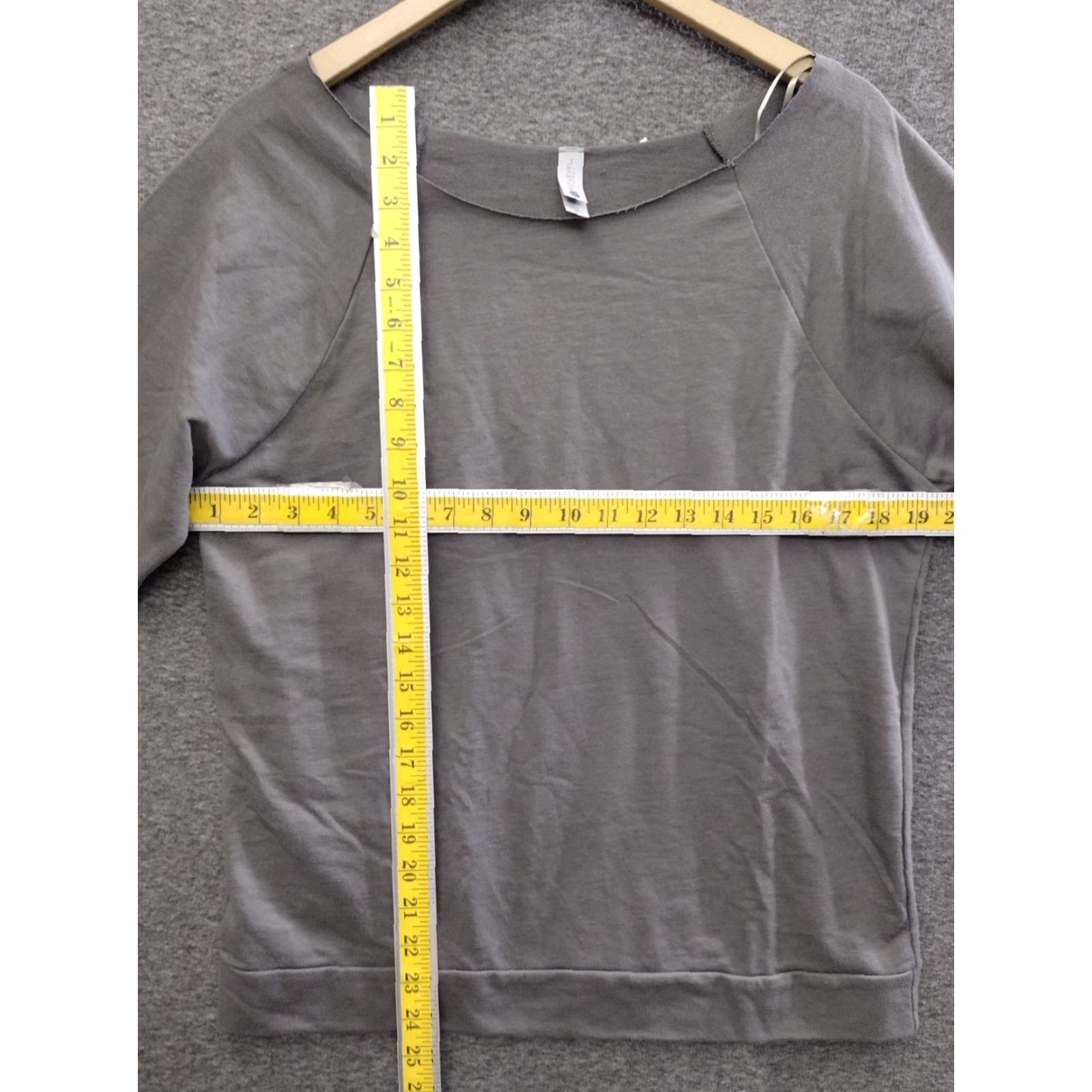 Next Level Next Level Apparel Womens Sweatshirt Free Cut Collar Size M Gray Size M / US 6-8 / IT 42-44 - 4 Thumbnail