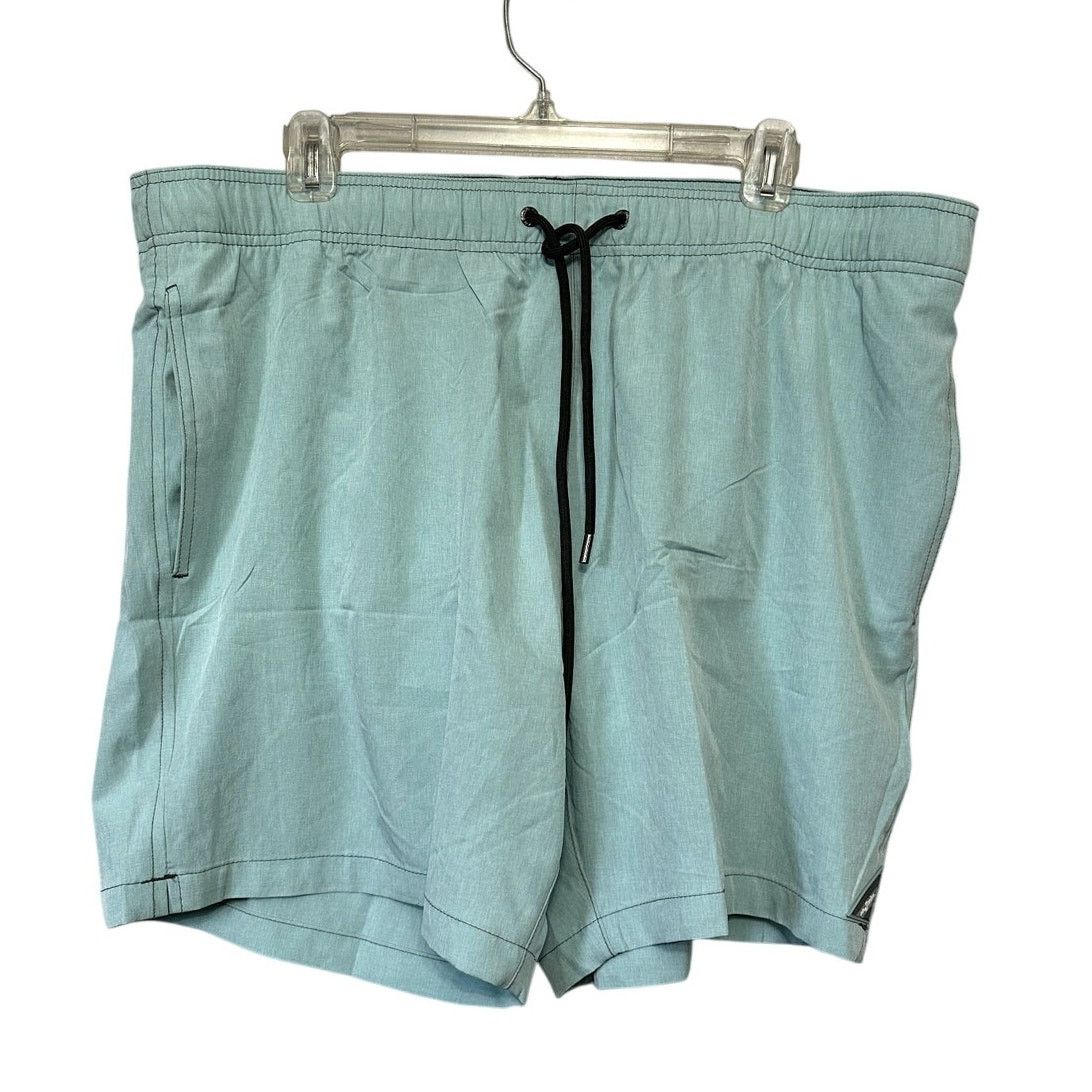 Other Mr. Swim Green Draw String Swim Trunks XXL 6.75" Inseam NWOT Size US 40 / EU 56 - 1 Thumbnail
