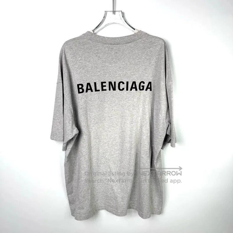 Balenciaga Balenciaga Embroidered Short Sleeve T-shirt. Size US XL / EU 56 / 4 - 2 Thumbnail