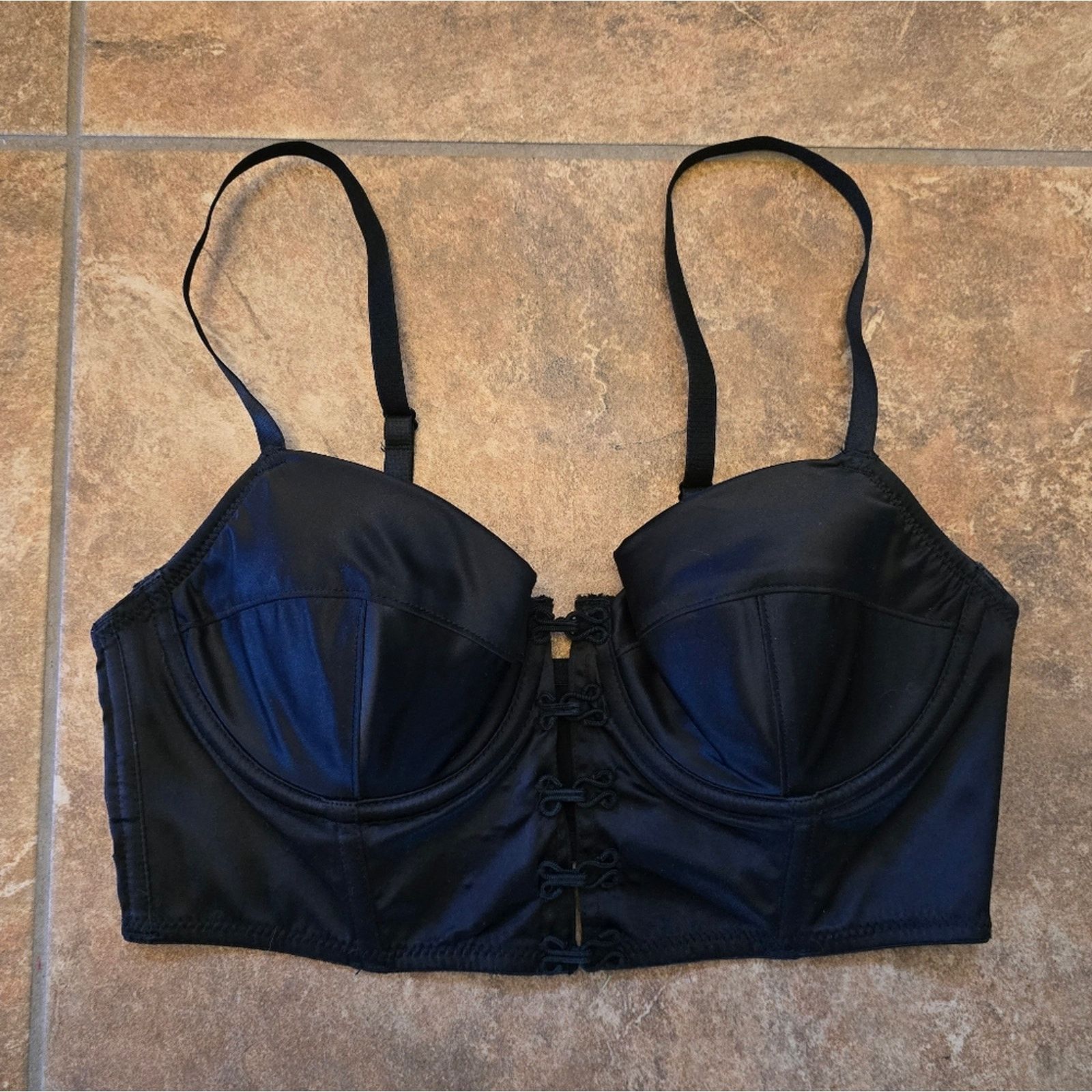 Other Black Frontal Closure Cropped Corset Size ONE SIZE - 1 Thumbnail