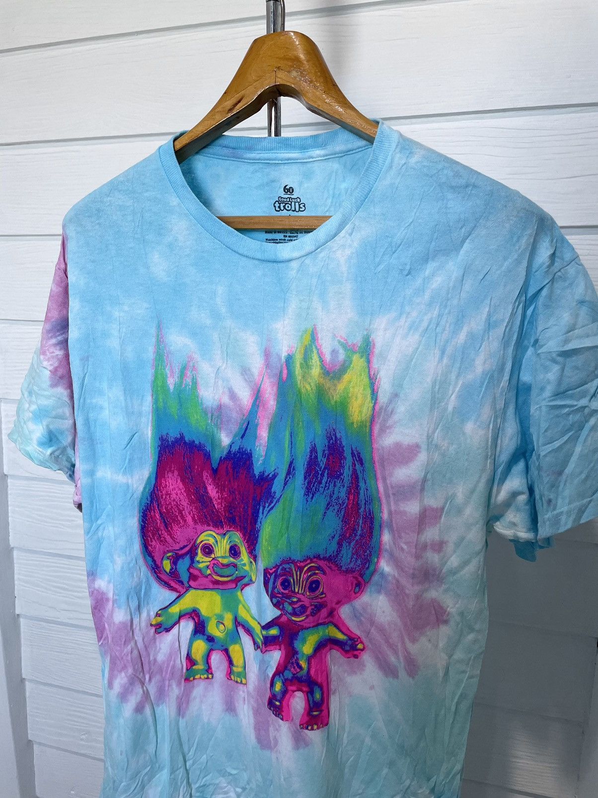 Vintage TROLLS TIE DYE (2020) Size US L / EU 52-54 / 3 - 2 Thumbnail
