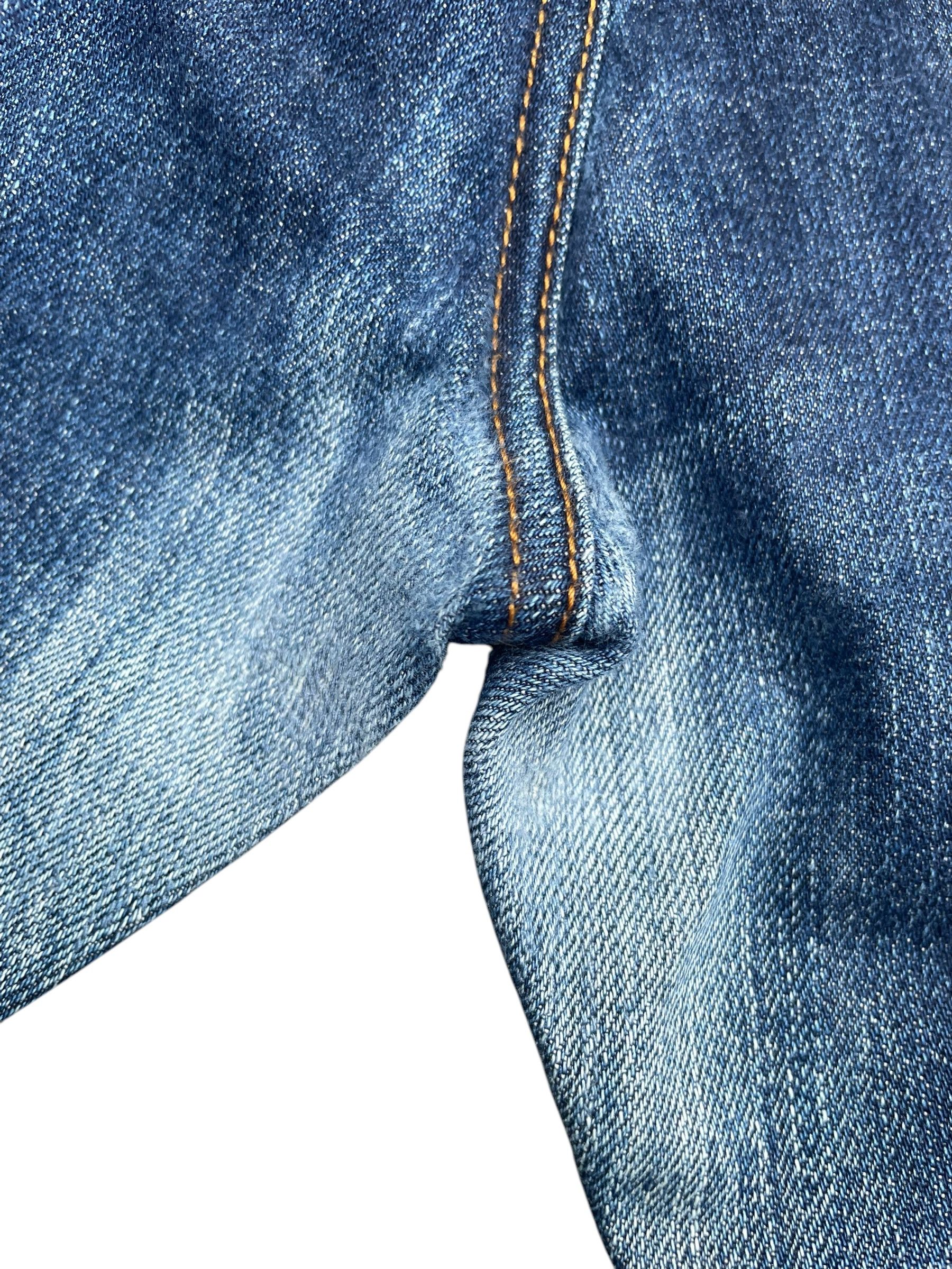 Japanese Brand Uniqlo Kaihara Redline Selvedge Denim Size US 35 - 9 Thumbnail