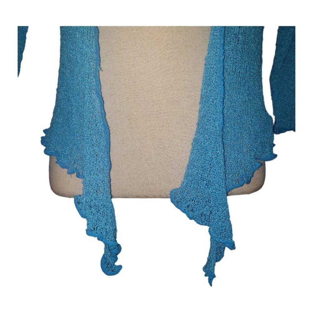 Designer CT1609 Lost River Aqua Open Cover Up S Size S / US 4 / IT 40 - 2 Thumbnail