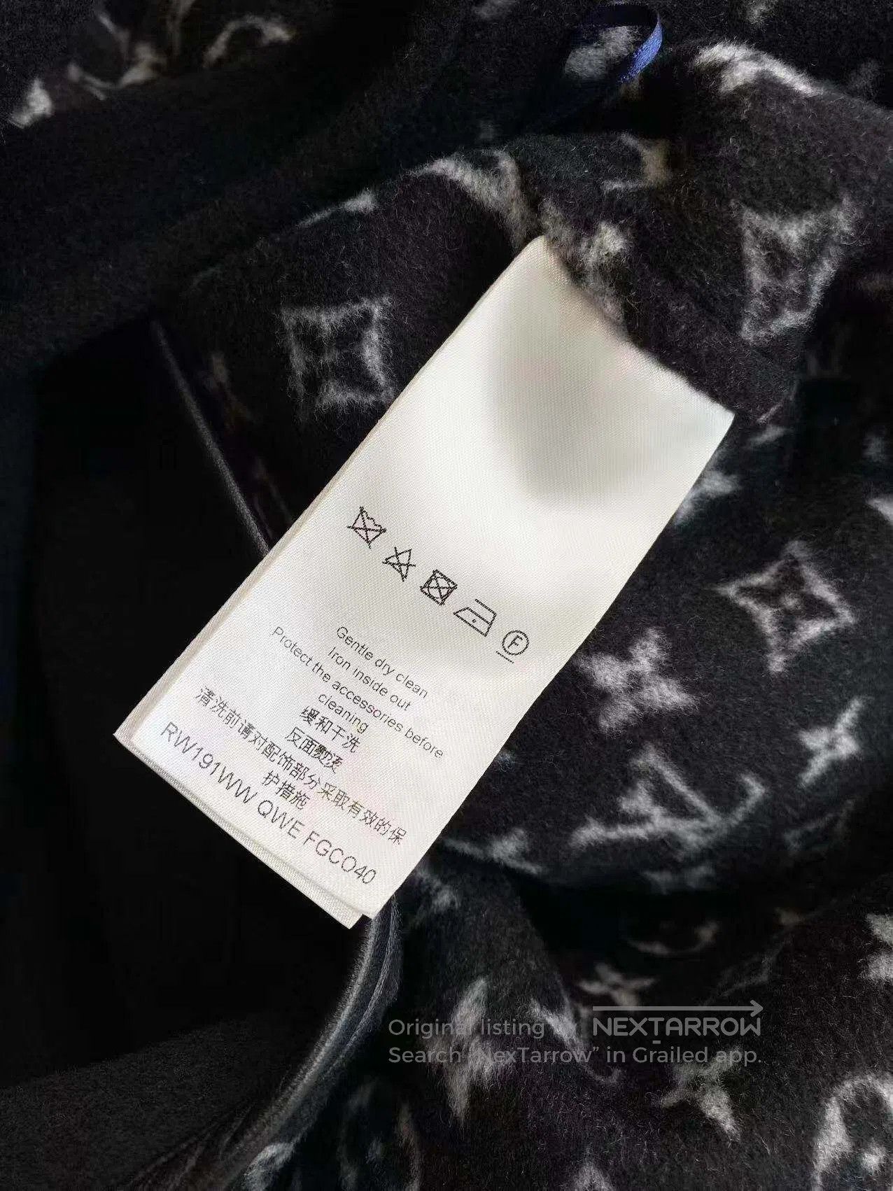 Louis Vuitton Louis Vuitton Black Mini Monogram Bathrobe Coat| Size 4XL / US 24-26 - 5 Thumbnail