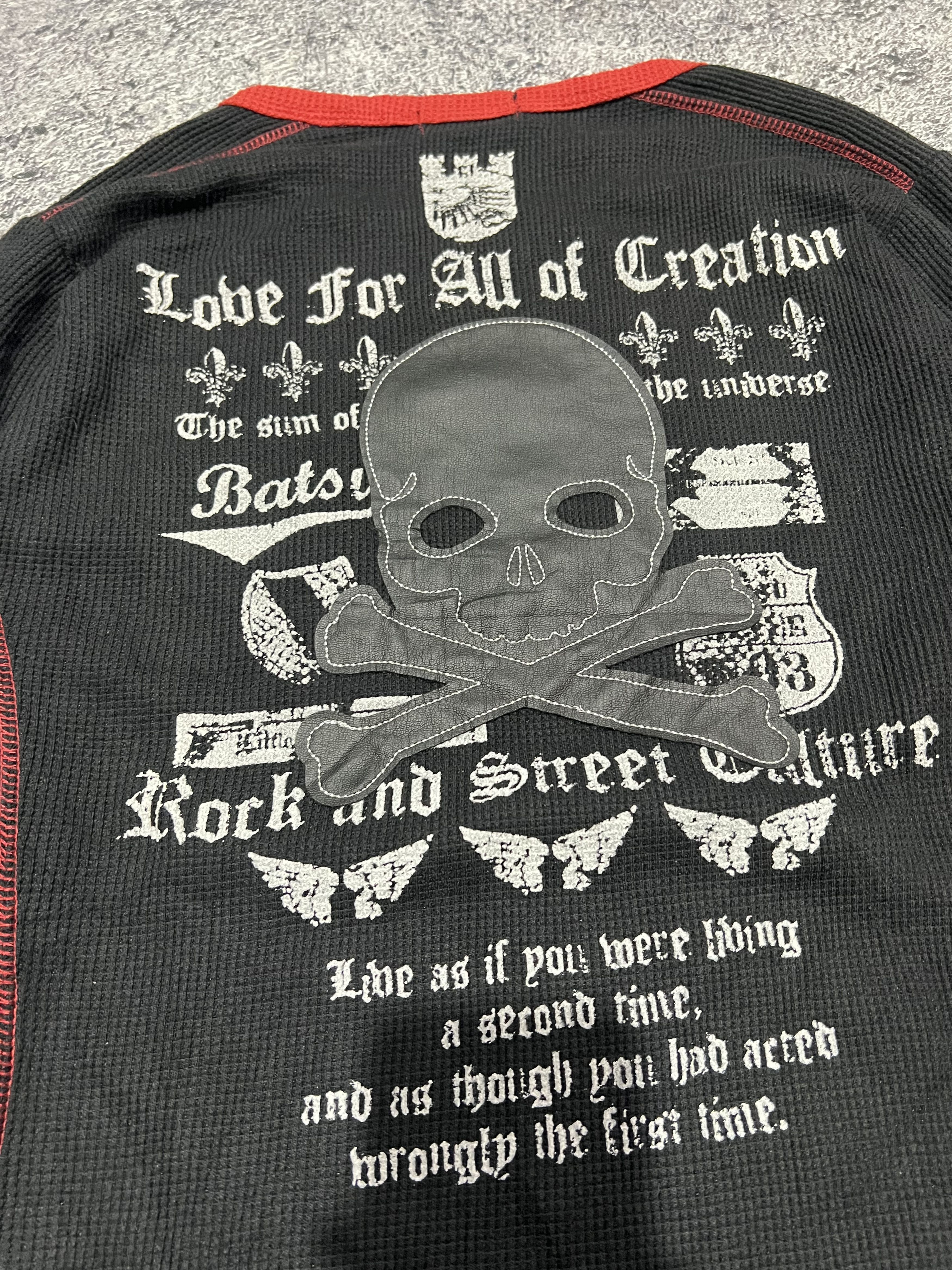 Japanese Brand 2000s Japanese Batsu Punk Ifsixwasnine Thermal y2k Lgb Size US M / EU 48-50 / 2 - 3 Thumbnail