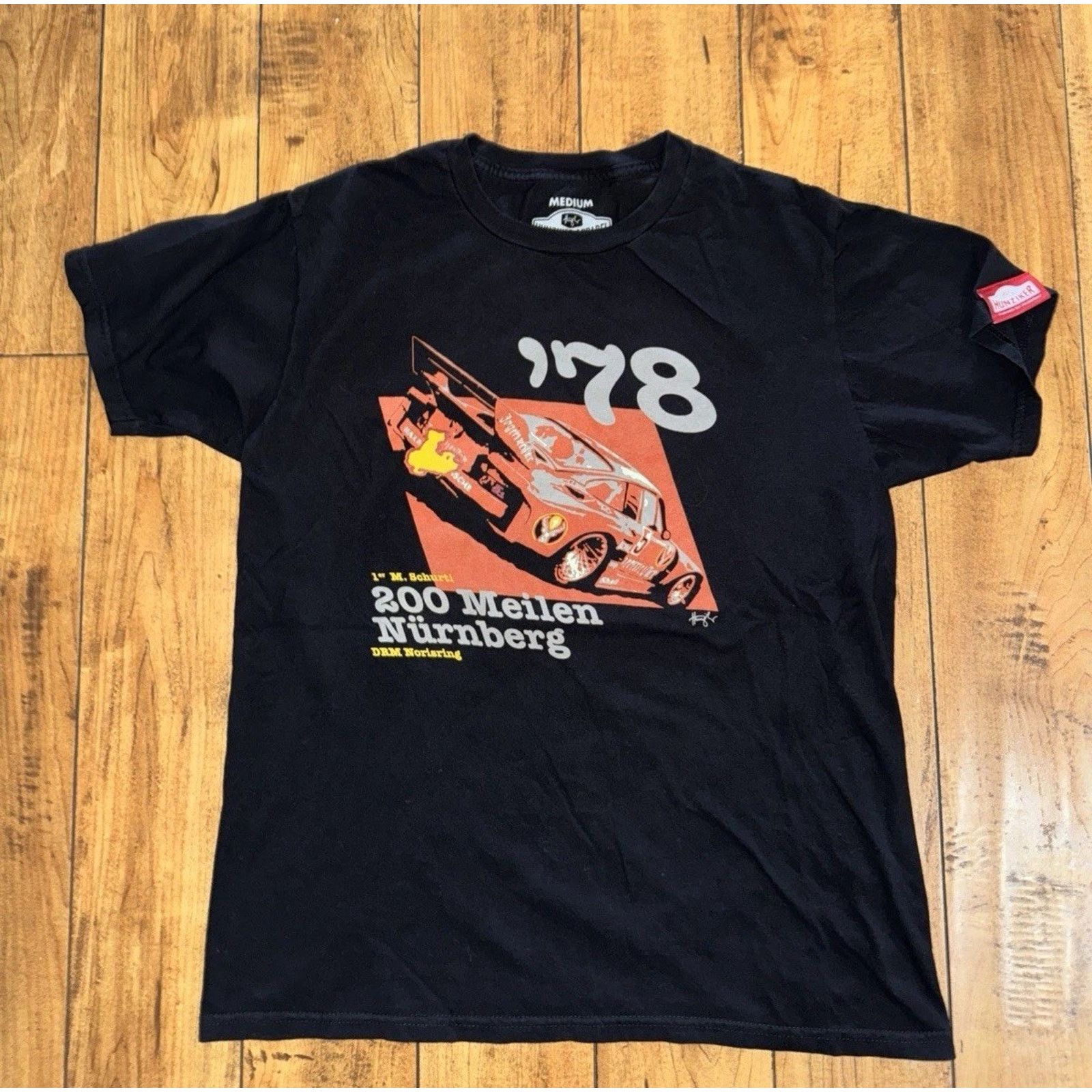 Band Tees × Porsche Design Hunziker Apparel Porsche T-Shirt Black Medium 19x26 Size US M / EU 48-50 / 2 - 1 Thumbnail