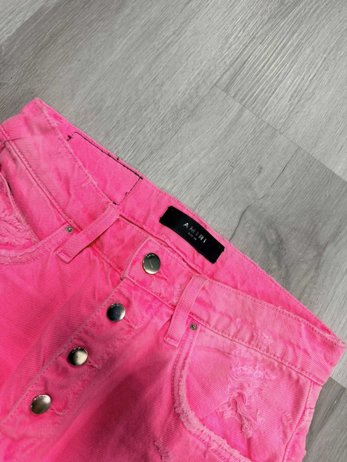Amiri Amiri Jeans Pink Size 26" / US 2 / IT 38 - 3 Thumbnail
