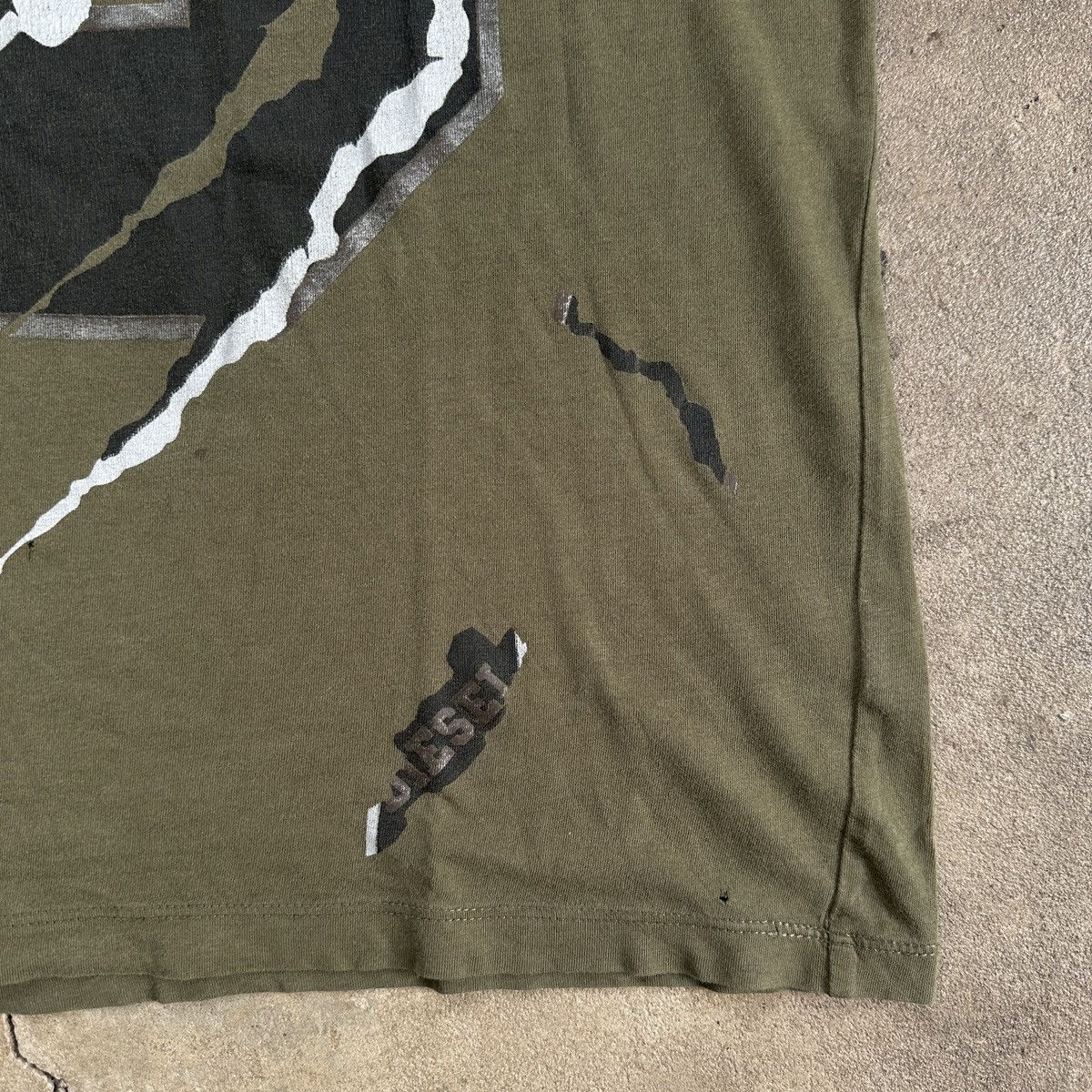 Diesel Vintage Diesel Olive T-shirt Size US M / EU 48-50 / 2 - 6 Thumbnail
