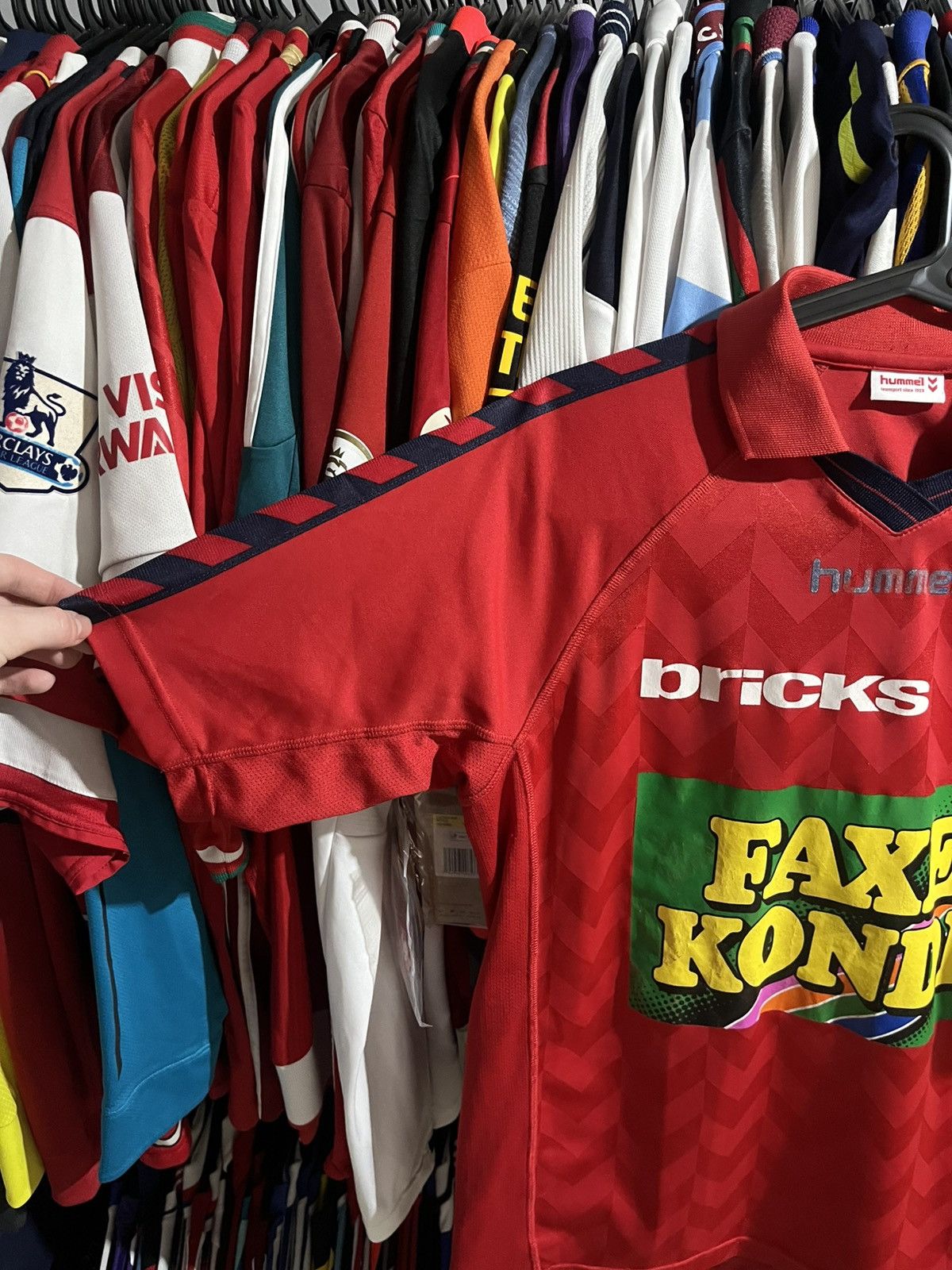 Hummel Vintage Hummel Aarhus 2007/08 Away Soccer Jersey Size US M / EU 48-50 / 2 - 2 Thumbnail