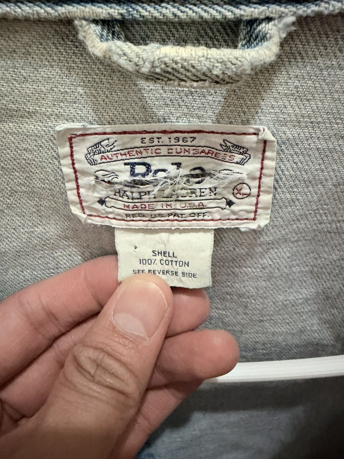 Ralph Lauren RARE Ralph Lauren Vintage Denim Jacket Cropped Size US XL / EU 56 / 4 - 9 Thumbnail