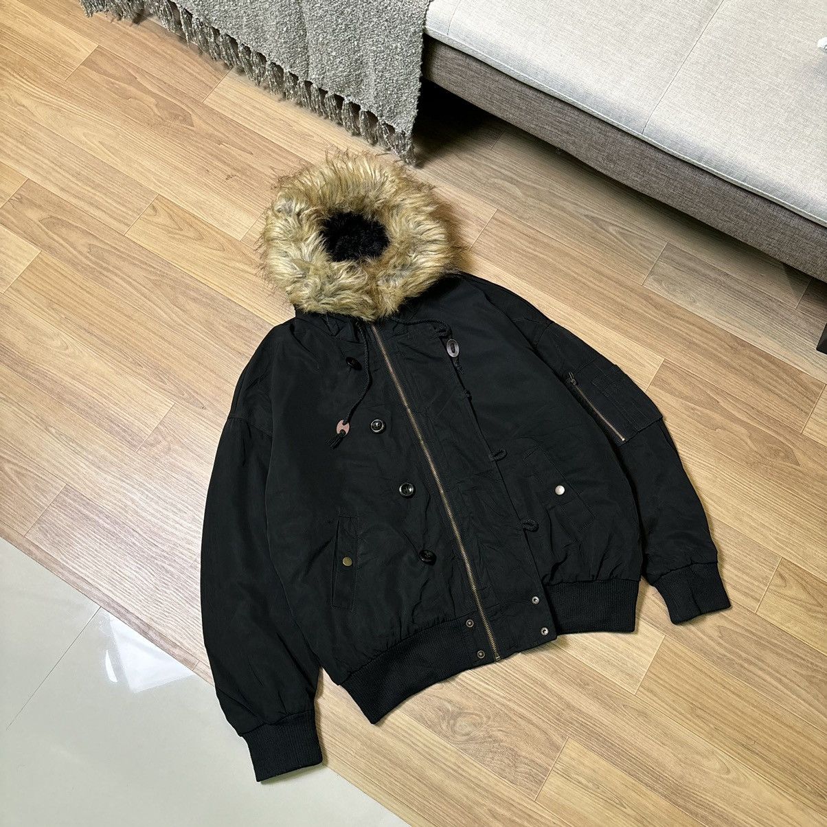If Six Was Nine × Japanese Brand × Le Grande Bleu (L.G.B.) G.O.A Fur faux jacket IfSixWasNine LGB Style Size US M / EU 48-50 / 2 - 1 Thumbnail