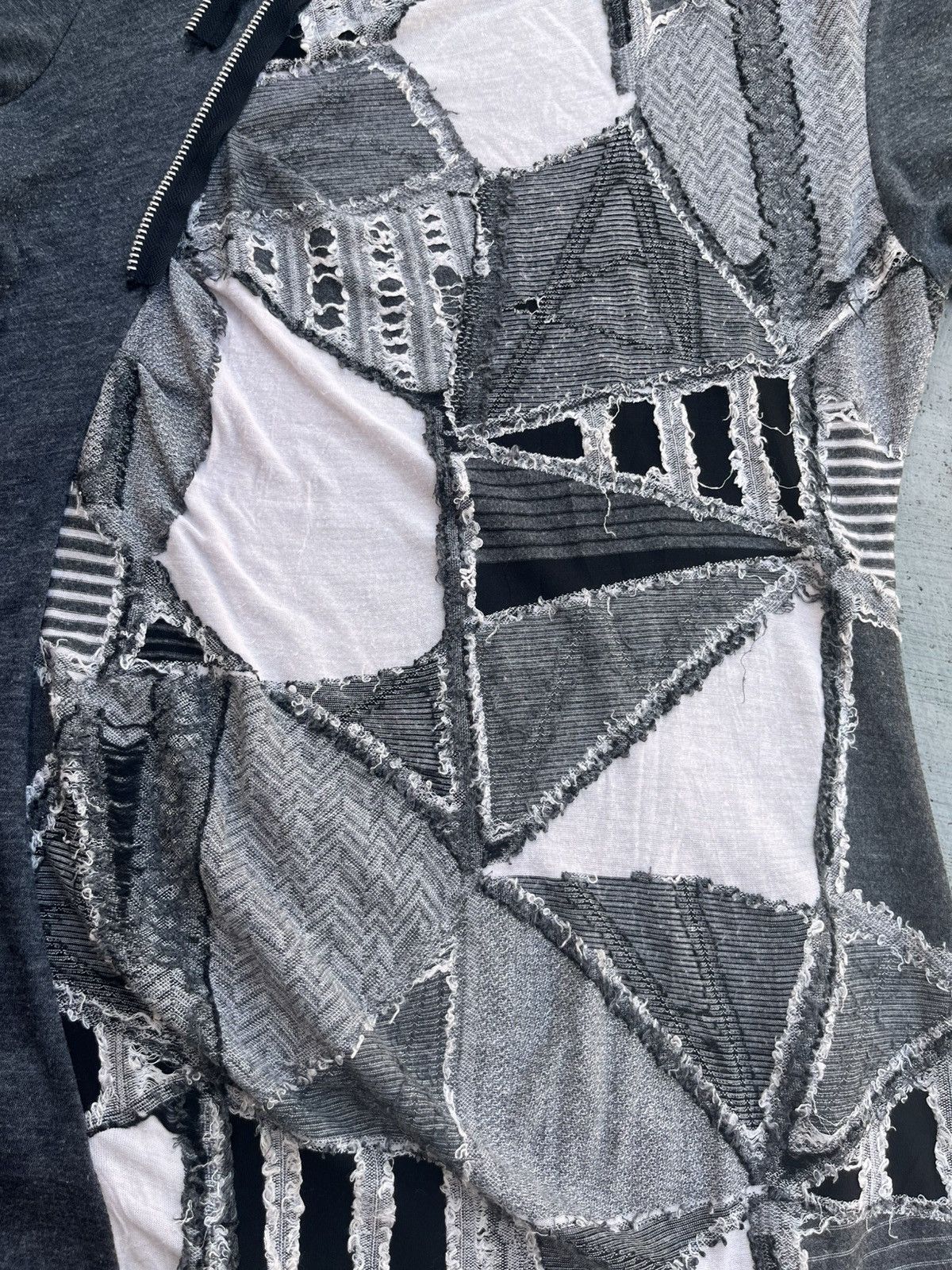 If Six Was Nine × Japanese Brand × Le Grande Bleu (L.G.B.) JAPANESE CLOSE UP PATCHWORK DRESS TEE PUNK Y2K LGB Size US S / EU 44-46 / 1 - 2 Thumbnail