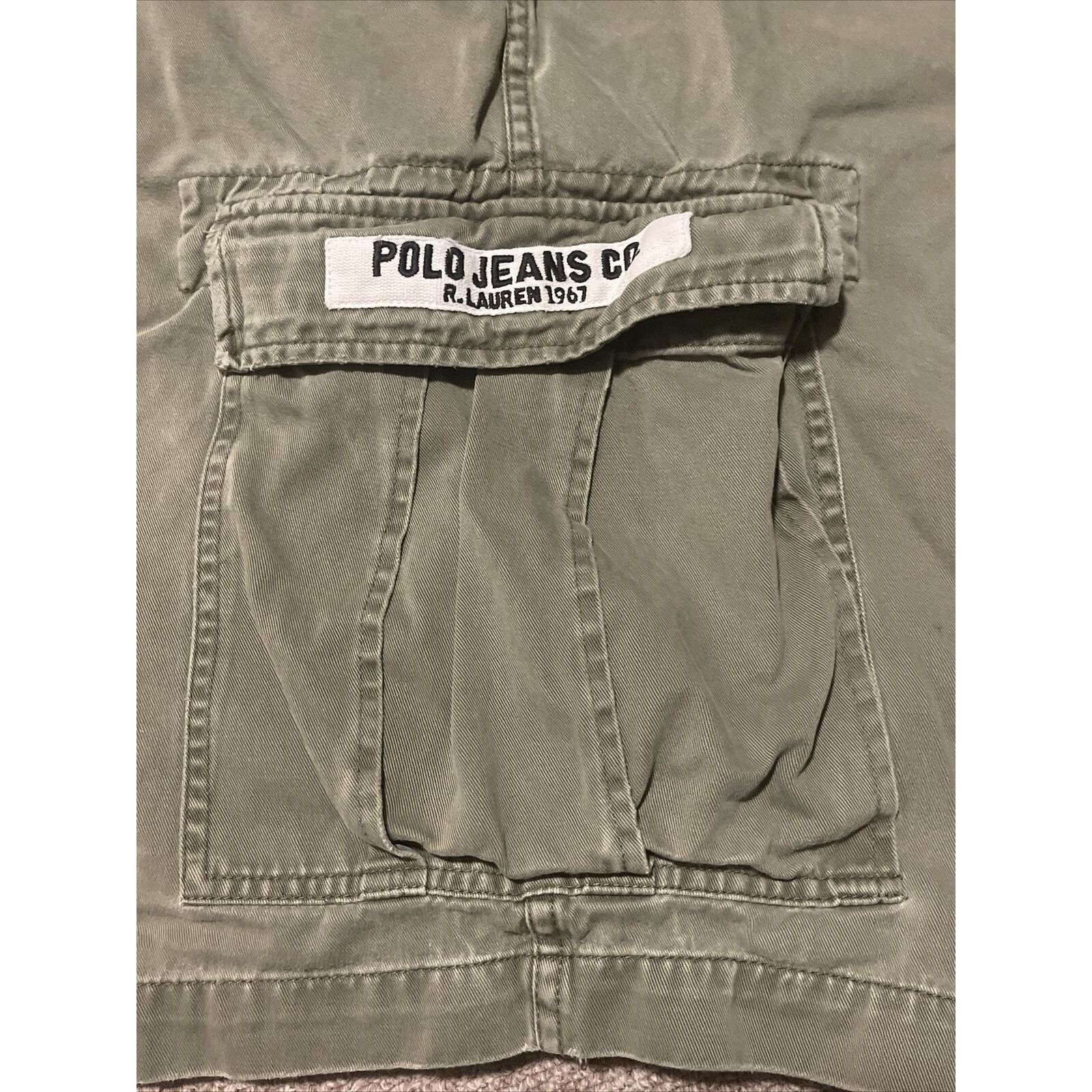 Polo Ralph Lauren Vintage 90s Mens Size 36 Polo Ralph Lauren Olive Green Utili Size US 36 / EU 52 - 5 Thumbnail