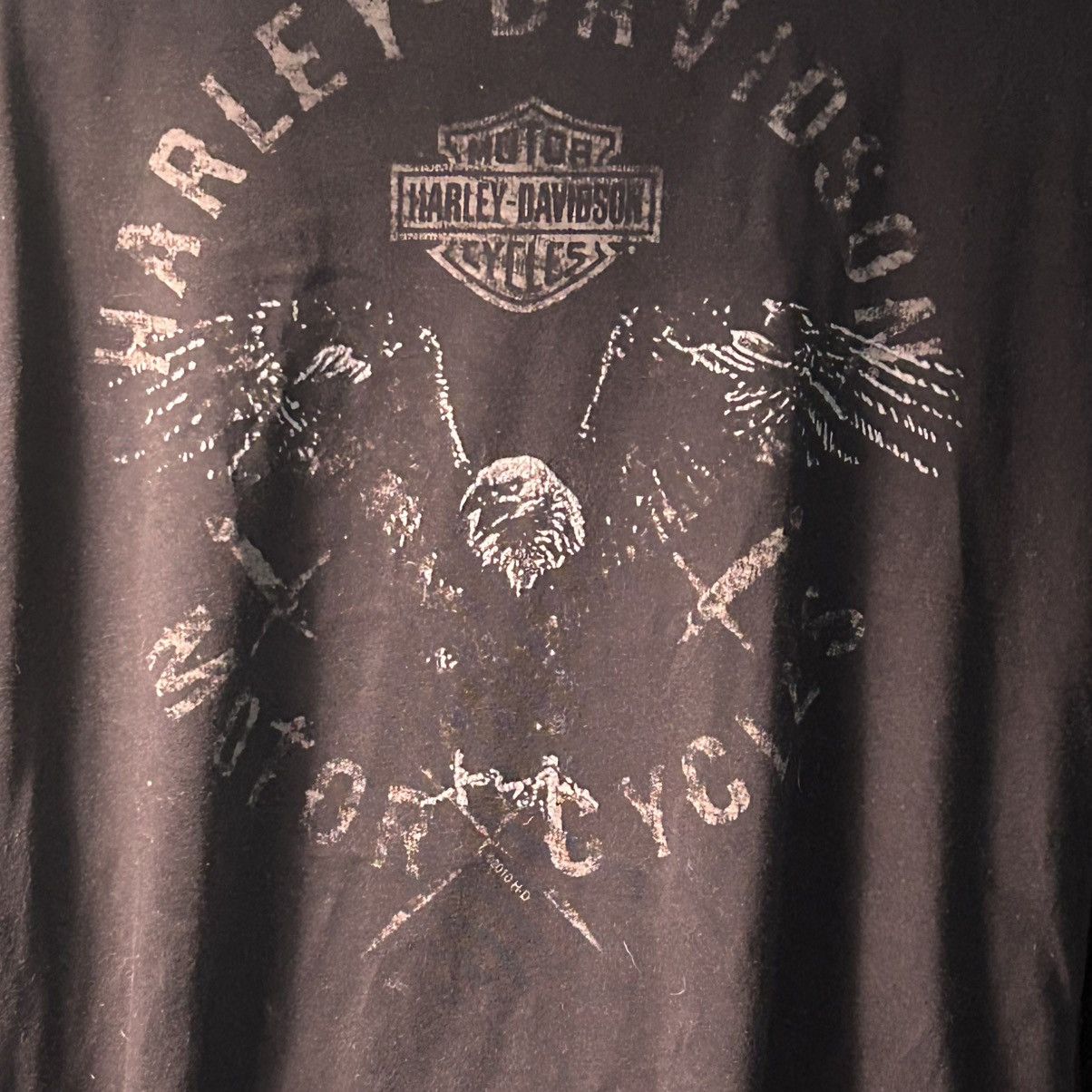 Harley Davidson Harley Dragon Tee M – Faded Eagle Gothic Biker USA OBO Size US M / EU 48-50 / 2 - 3 Thumbnail