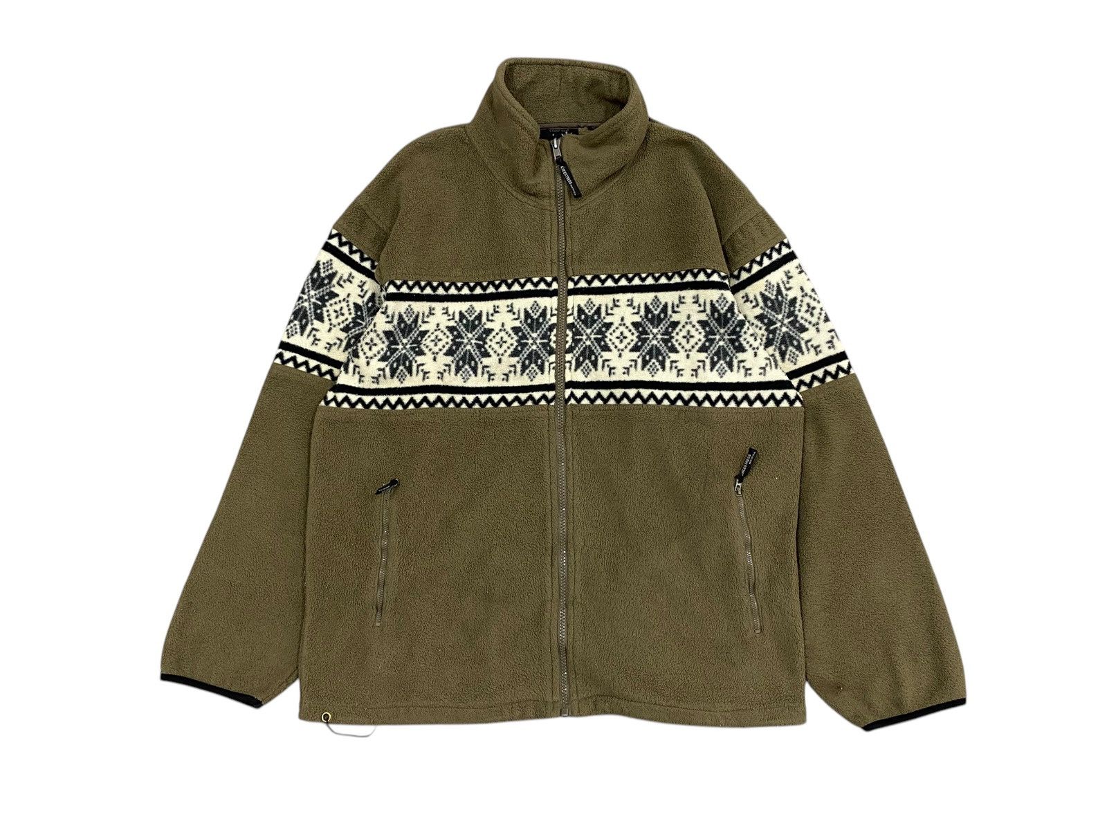 Vintage Vintage NORTH ANCESTRESS Nordic Fleece Jacket - Size L Size US L / EU 52-54 / 3 - 1 Thumbnail