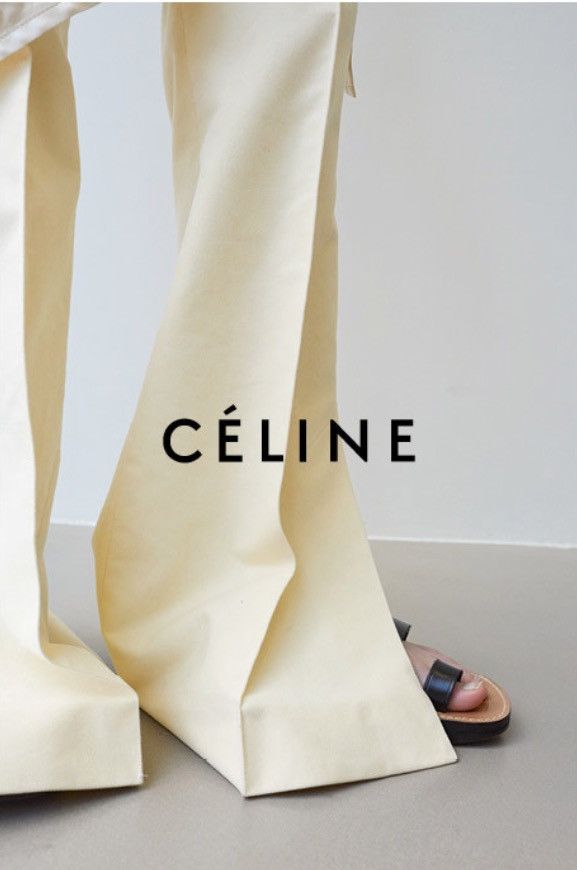 Celine Phoebe Filo 2016 Winter Campaign Flare Moleskin Pant Size 28" / US 6 / IT 42 - 2 Thumbnail