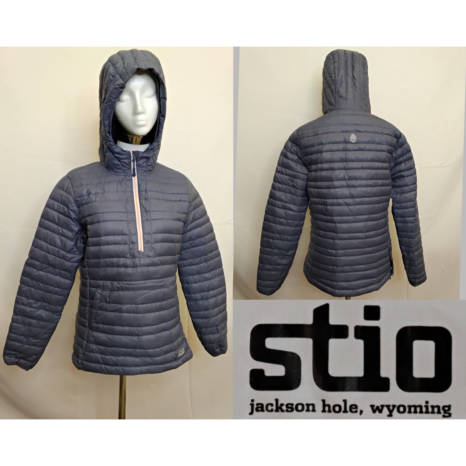 Stio Stio Down Jacket Women's M Blue 1/4 Zip Size M / US 6-8 / IT 42-44 - 1 Thumbnail