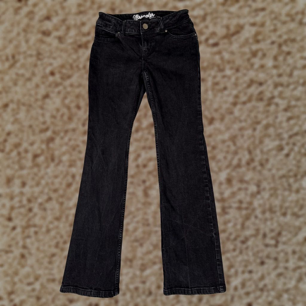 Wrangler Wrangler Bootcut Jeans Womens 3X32 Black Charcoal Wash 