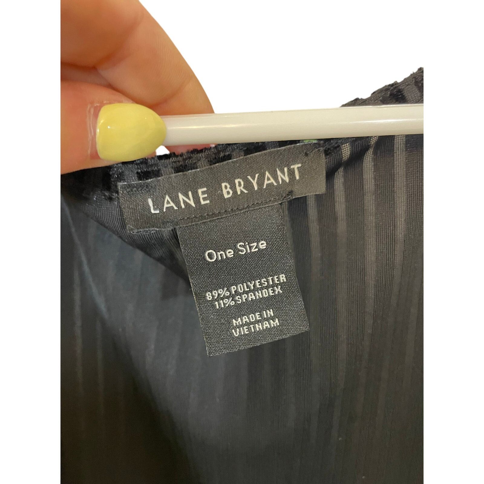 Other Lane Bryant Black Velvet Open Front Cardigan One Size Size ONE SIZE - 3 Thumbnail