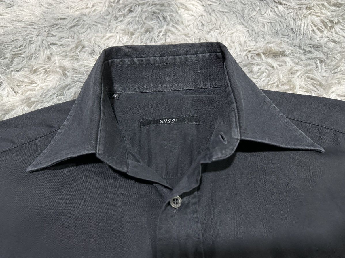 Gucci 🔥Vintage Gucci By Tom Ford Shirt Ls Black Size US L / EU 52-54 / 3 - 5 Thumbnail