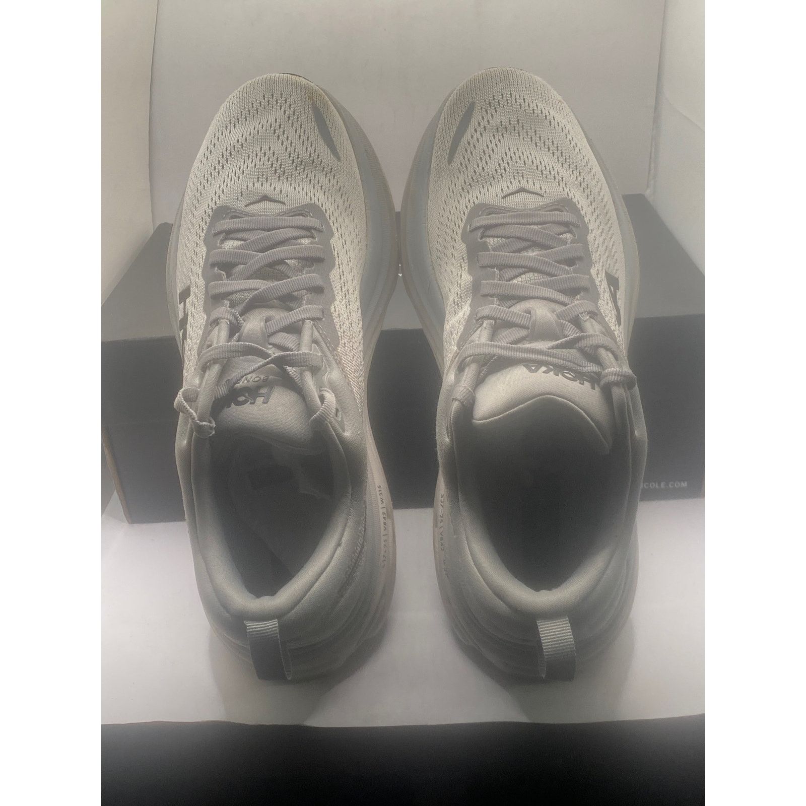 Hoka Hoka 1123202 Men's BONDI 8 Road Sharkskin Harbor Mist 8.5D Size US 8.5 / EU 41-42 - 5 Thumbnail