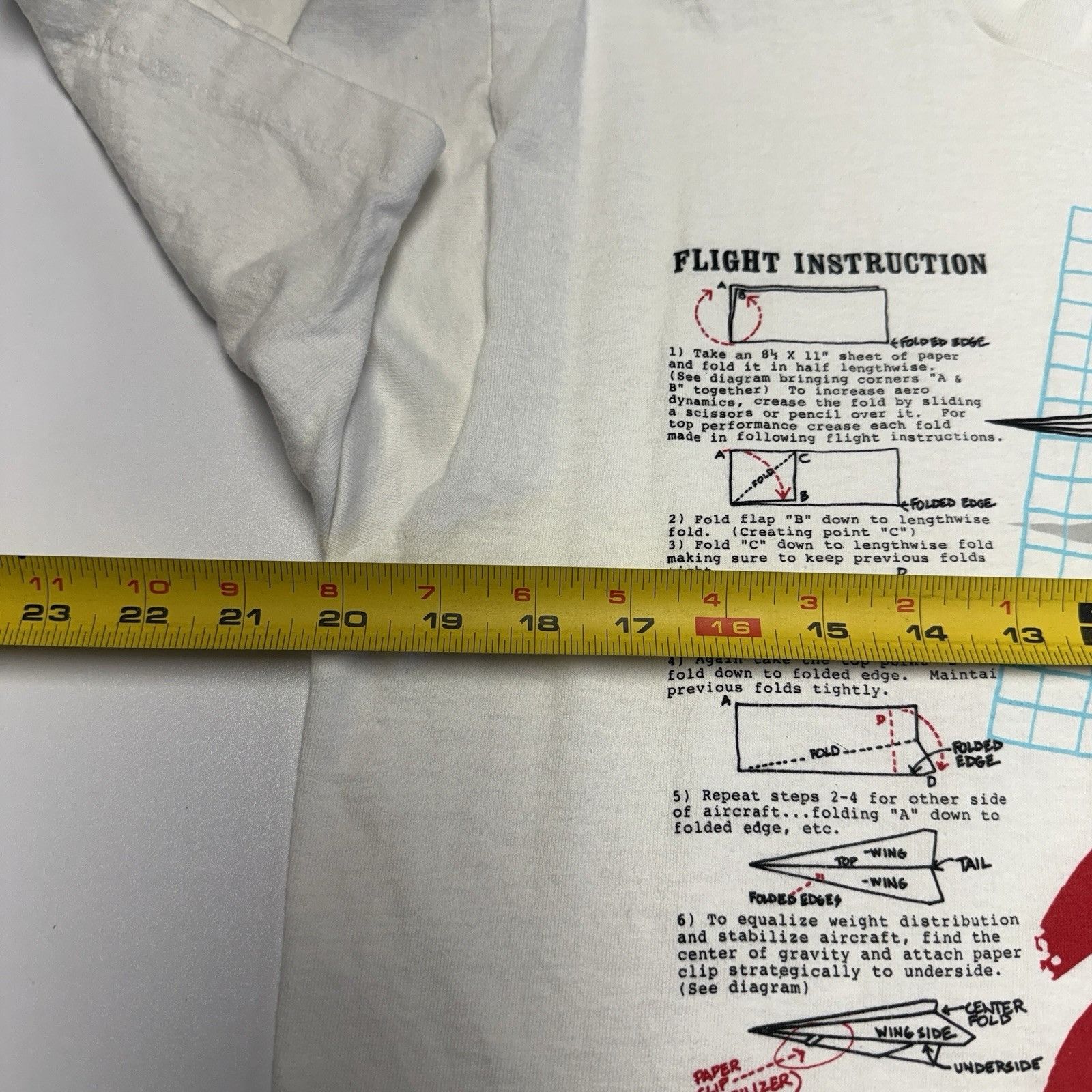 Vintage Vintage 90s Paper Airplane Soar T Shirt Mens Large 20x28.5 W Size US L / EU 52-54 / 3 - 8 Thumbnail