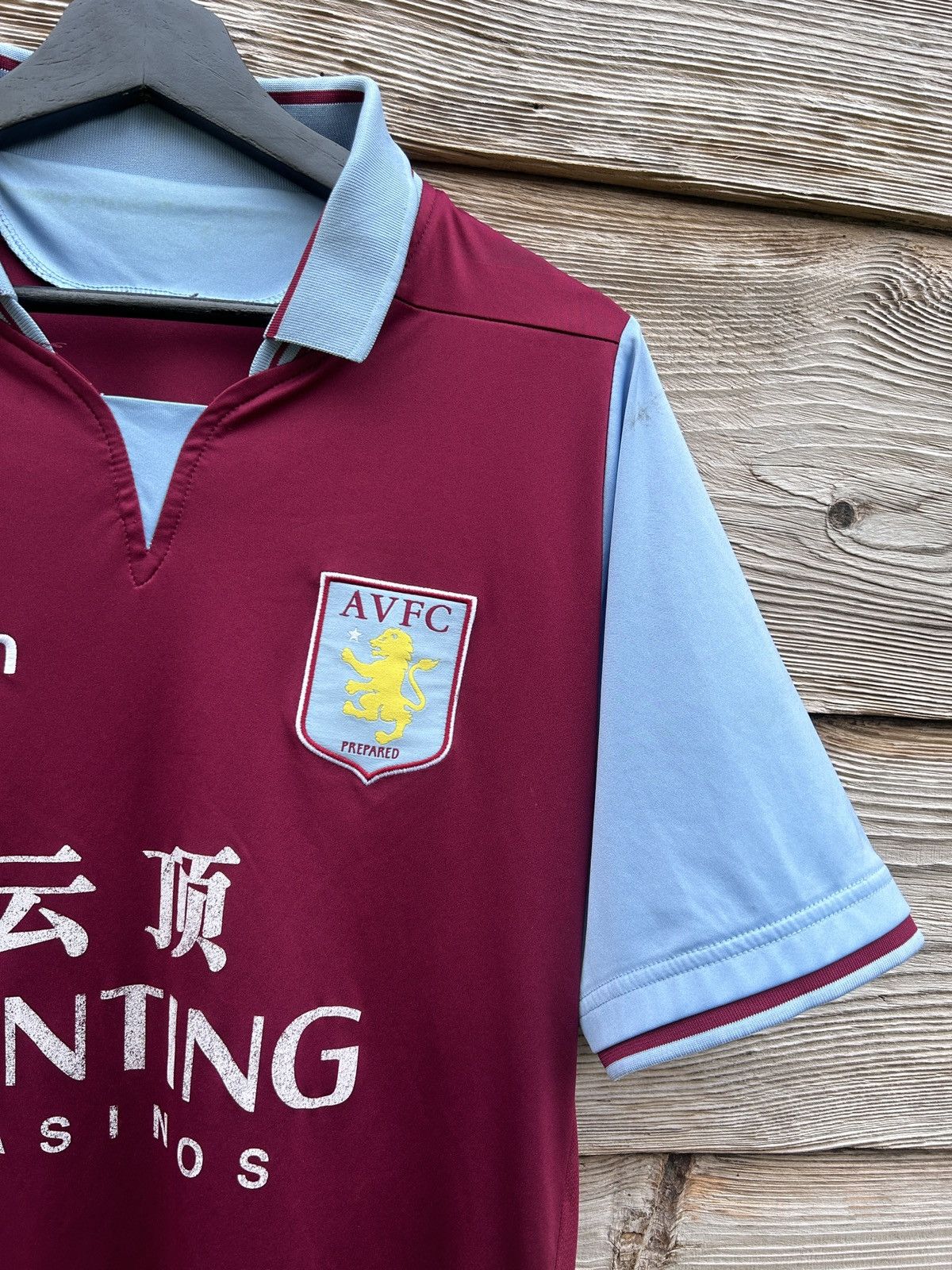 Macron Macron Aston Villa 2012/13 Home Kit Soccer Jersey Size US L / EU 52-54 / 3 - 2 Thumbnail