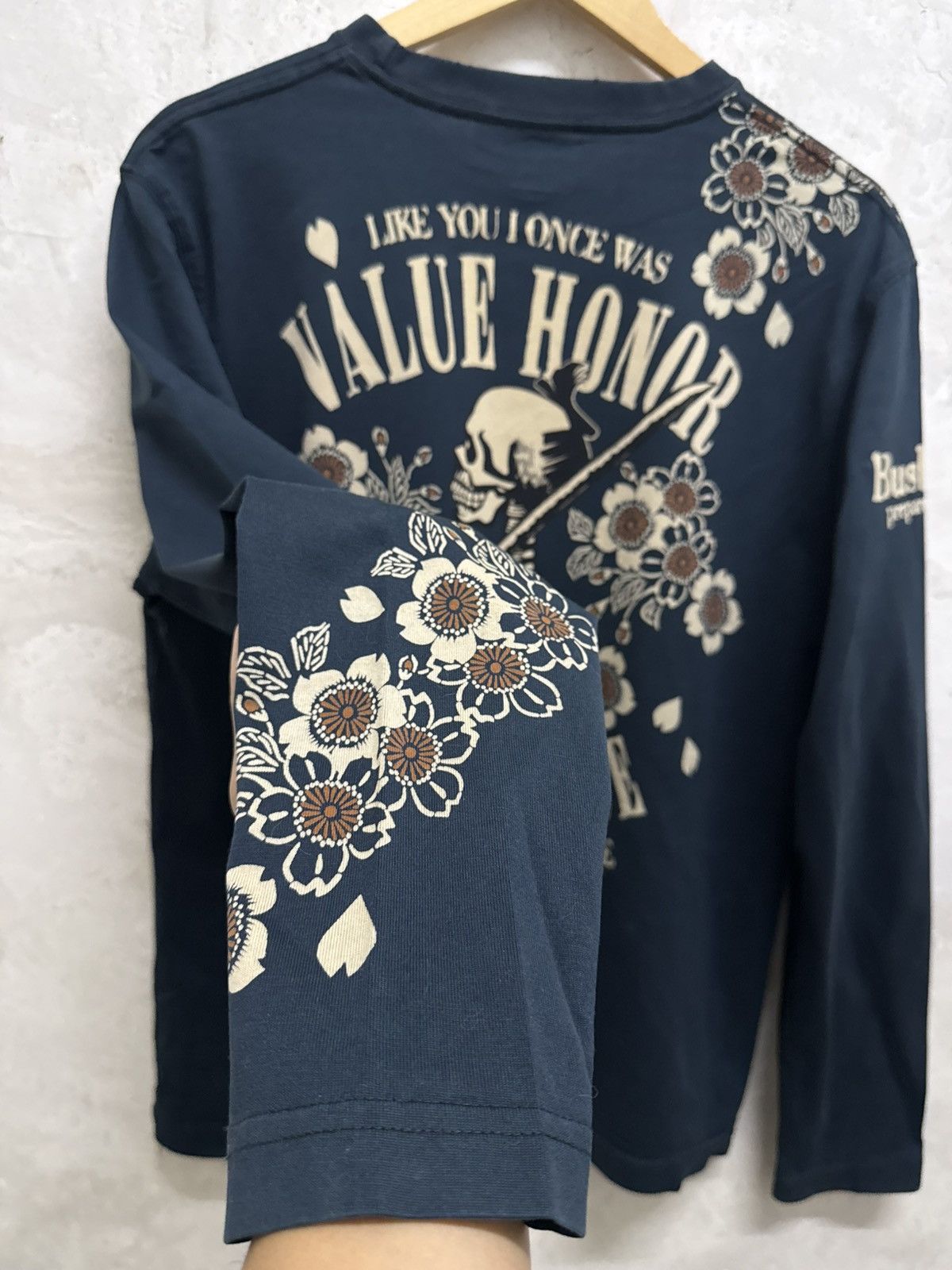 Japanese Brand 2000s Sukajan Skull Japanese Cultural Tee Size US XS / EU 42 / 0 - 6 Thumbnail