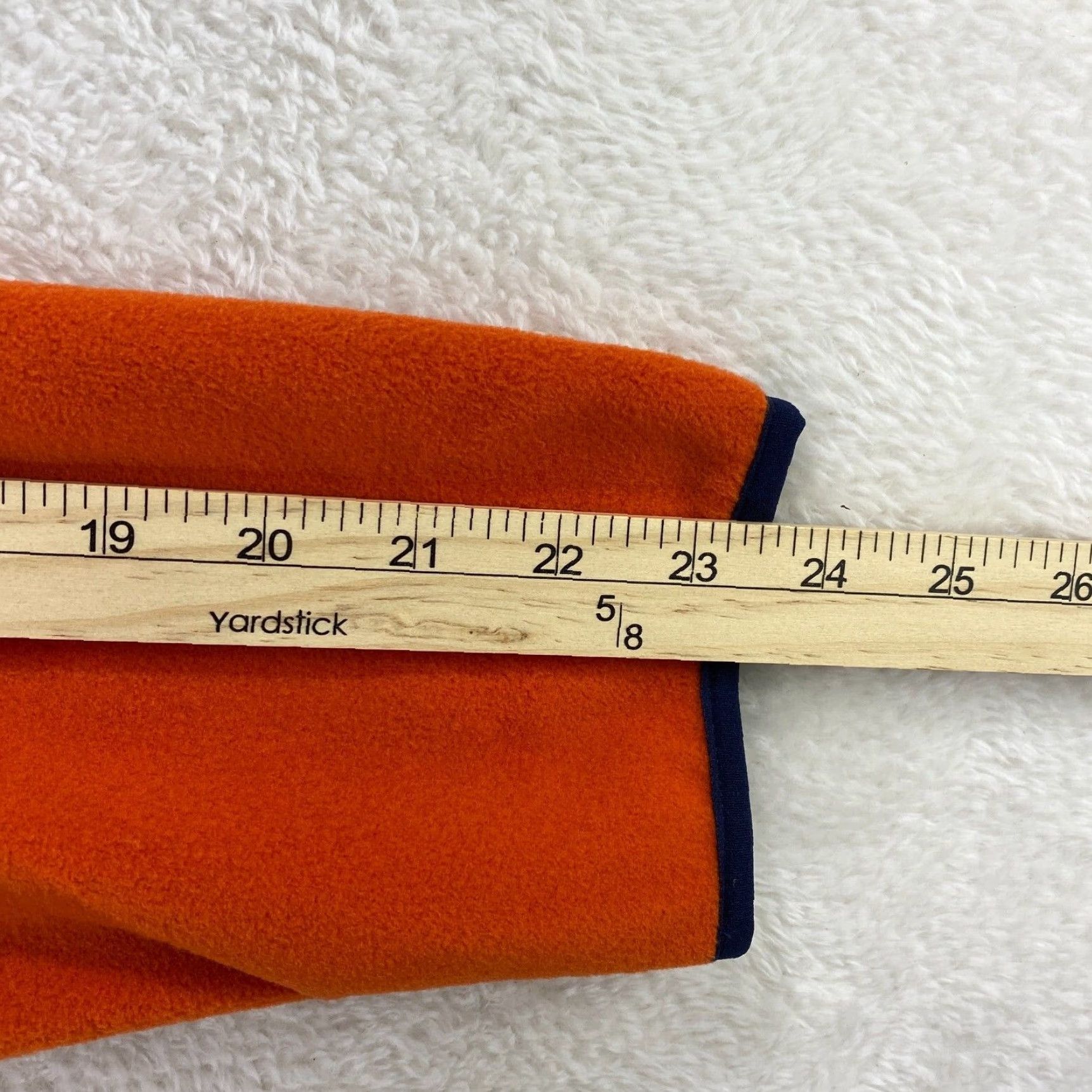Polo Ralph Lauren Polo Ralph Lauren Shirt Mens S NEW Fleece Jacket 1/4 Snap Pullover Orange/Navy Colorblock 148 Size US S / EU 44-46 / 1 - 5 Thumbnail