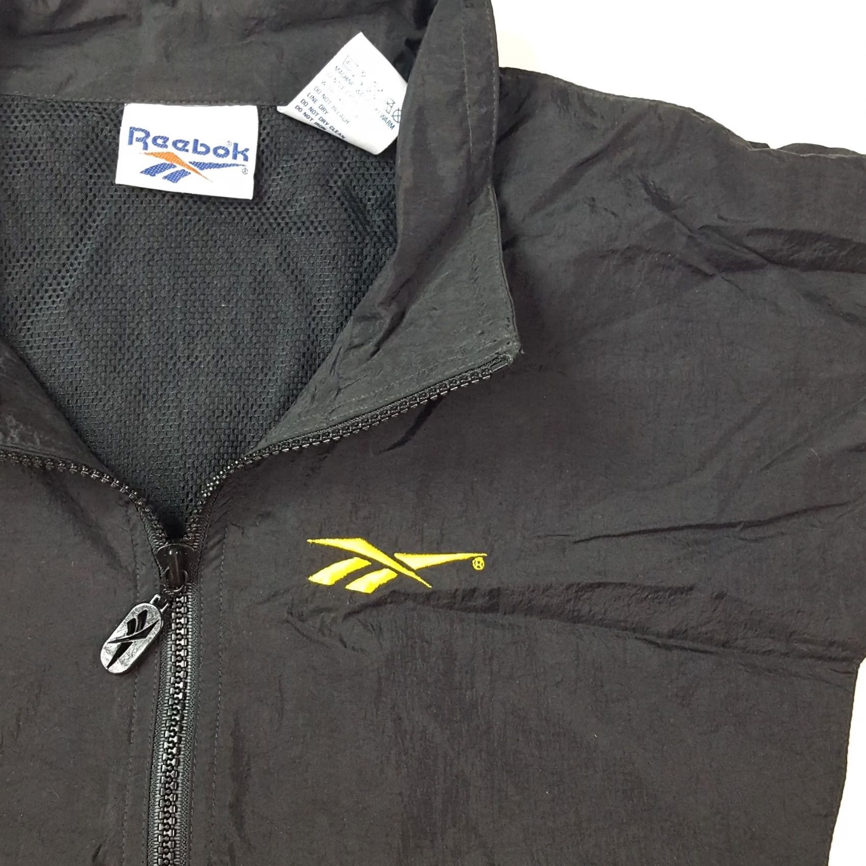 Reebok VINTAGE Reebok Women's Jacket Mid-Length Zip Up Black 90s Retro Athletic 90s Size M / US 6-8 / IT 42-44 - 4 Thumbnail