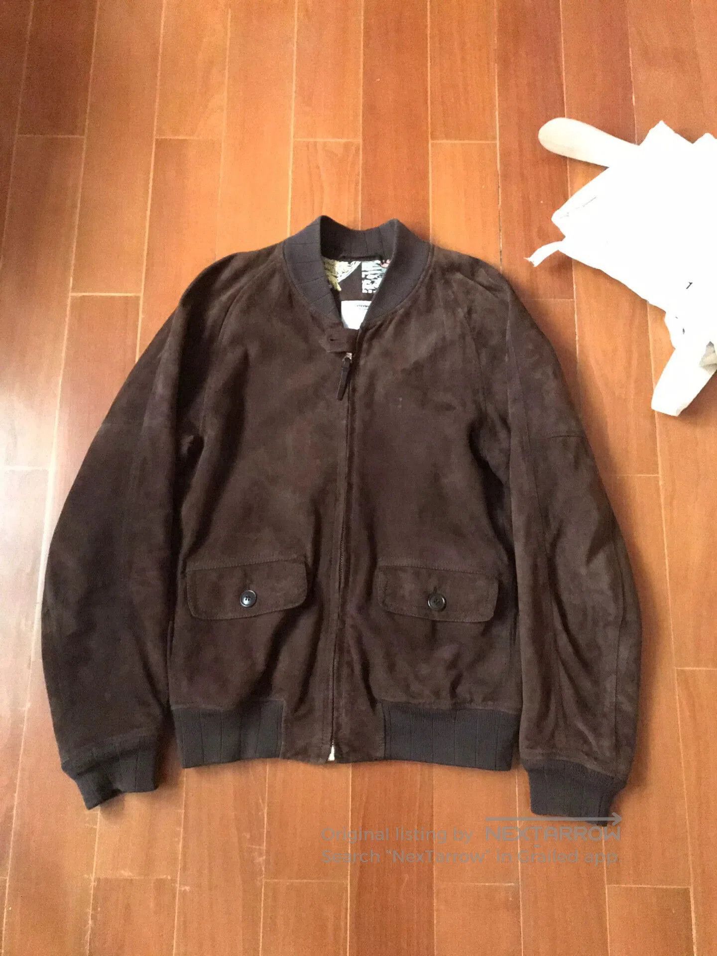 Visvim Brown Varsity Bomber Jacket Size S. Size US S / EU 44-46 / 1 - 1 Thumbnail