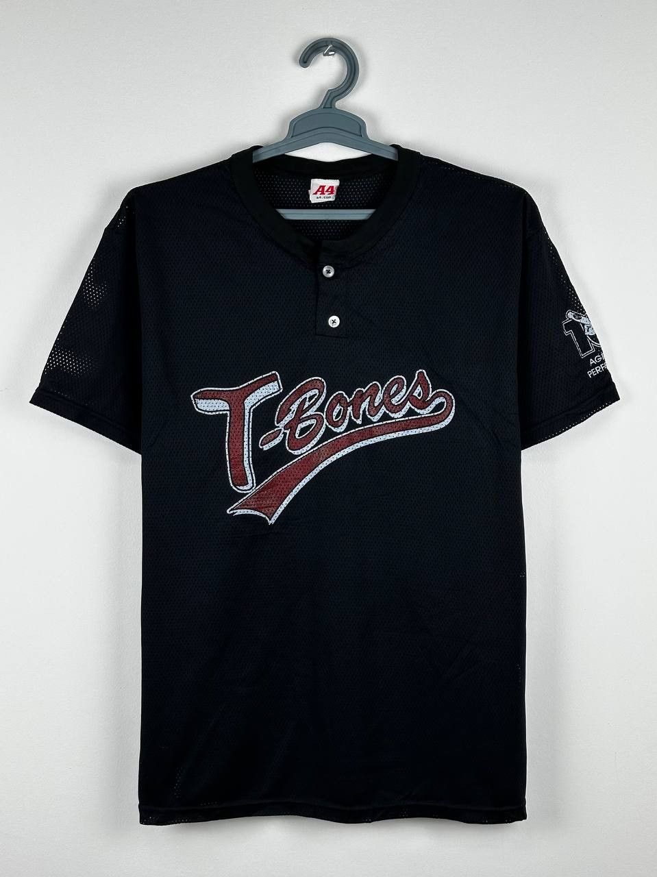MLB × Vintage 90s T Bones Kansas City MLB Baseball Jersey Size US L / EU 52-54 / 3 - 1 Thumbnail