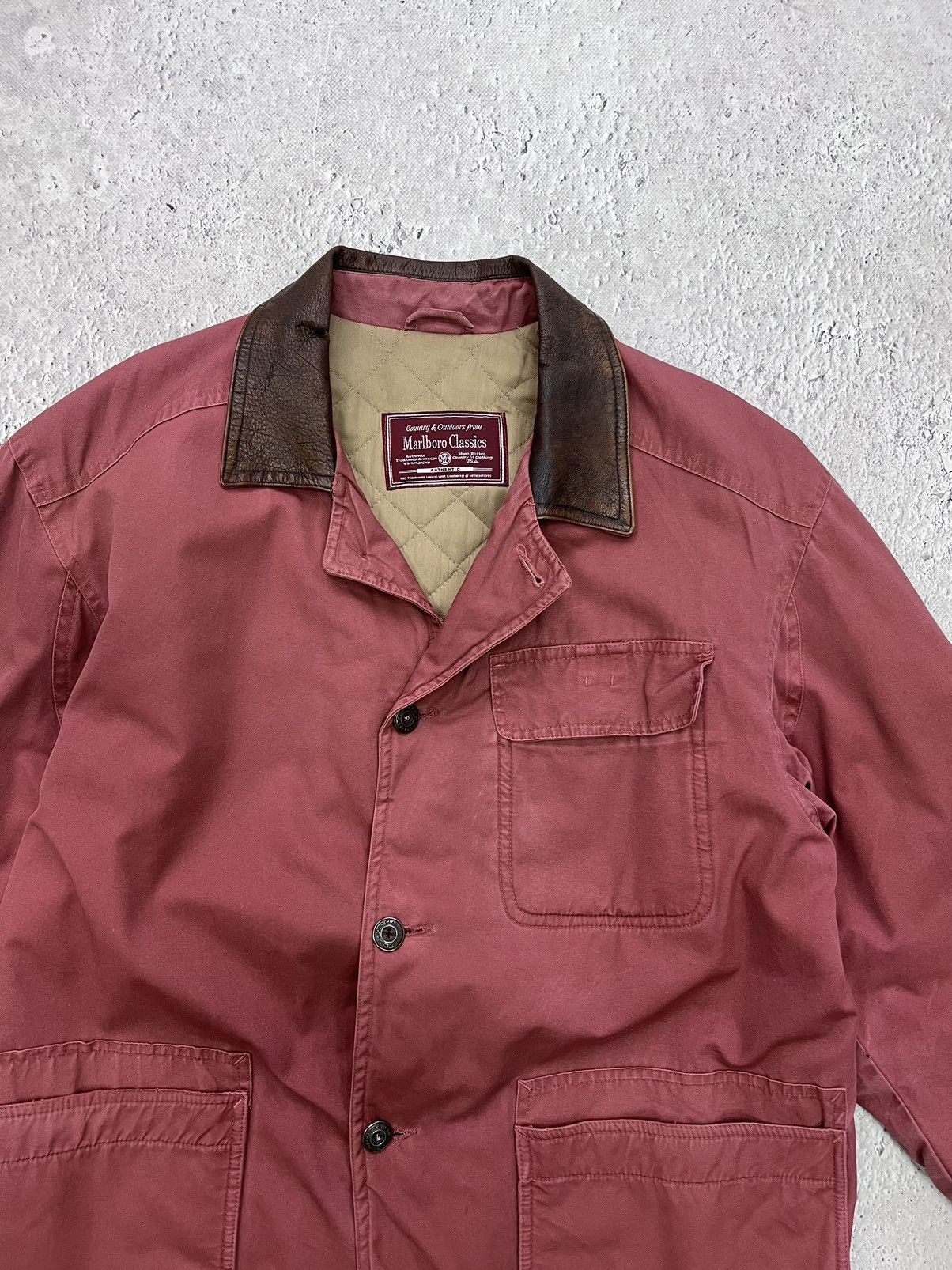Marlboro × Marlboro Classics × Vintage Vintage 90s Marlboro Classics Jacket Made Italy Coat Size US M / EU 48-50 / 2 - 3 Thumbnail