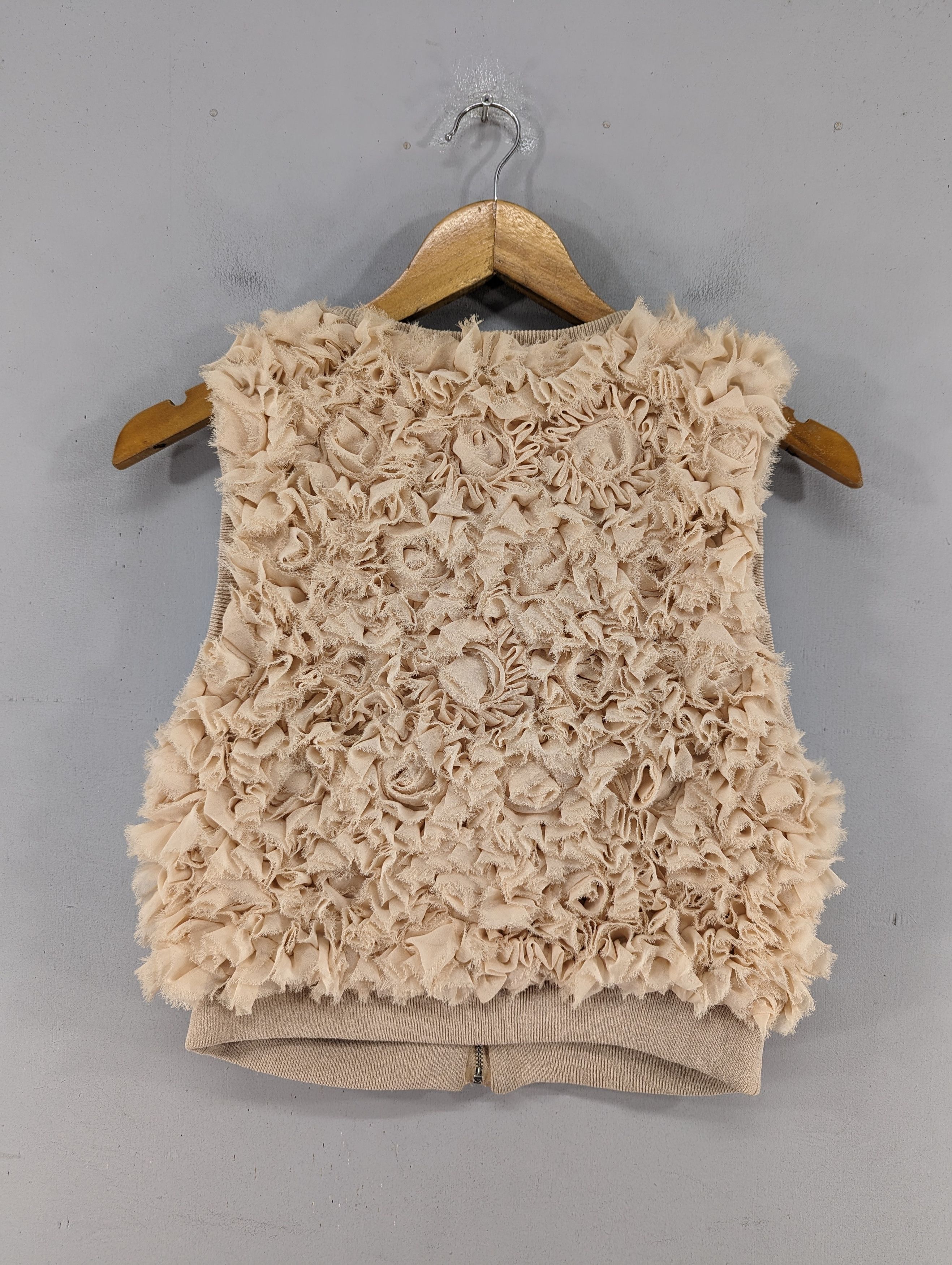 Vanilla Couture Japanese Brand Cropped Vest Jacket