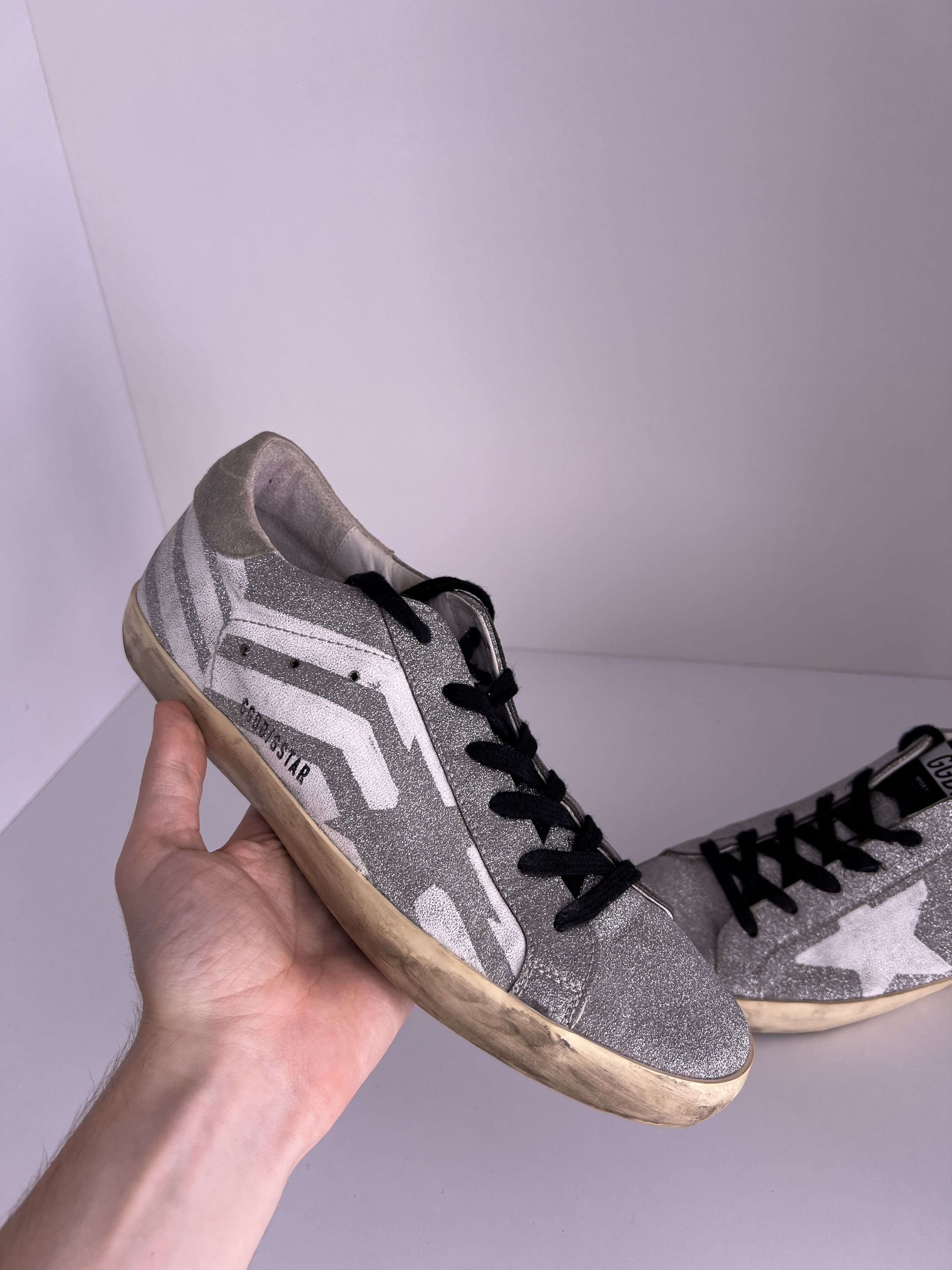 Golden Goose × Vintage Vintage GOLDEN GOOSE Superstar Sneakers Size US 7 / EU 40 - 7 Thumbnail