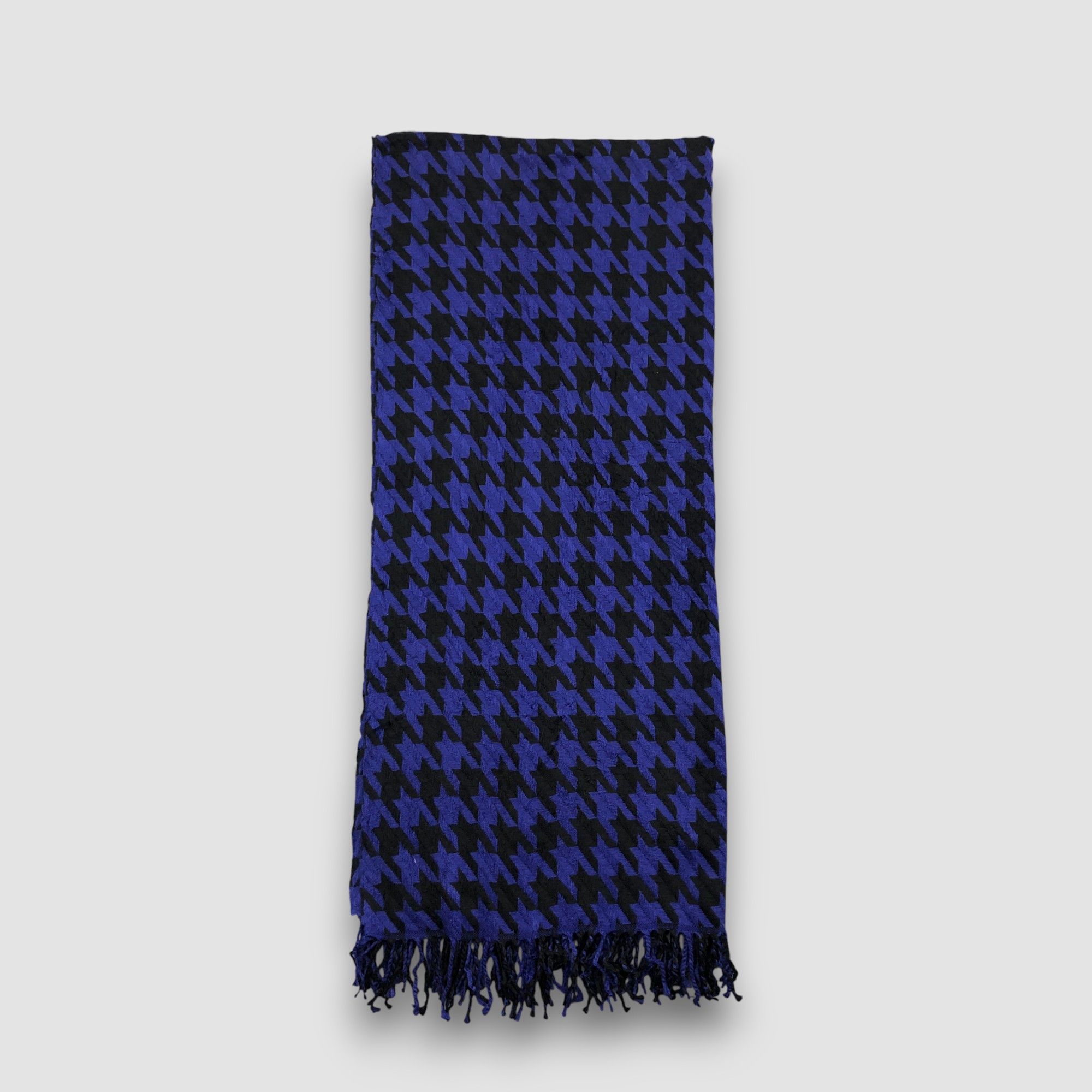 Vintage Vintage Juriano Jurrie Scarf Houndstooth Wool Scarves. Size ONE SIZE - 3 Thumbnail