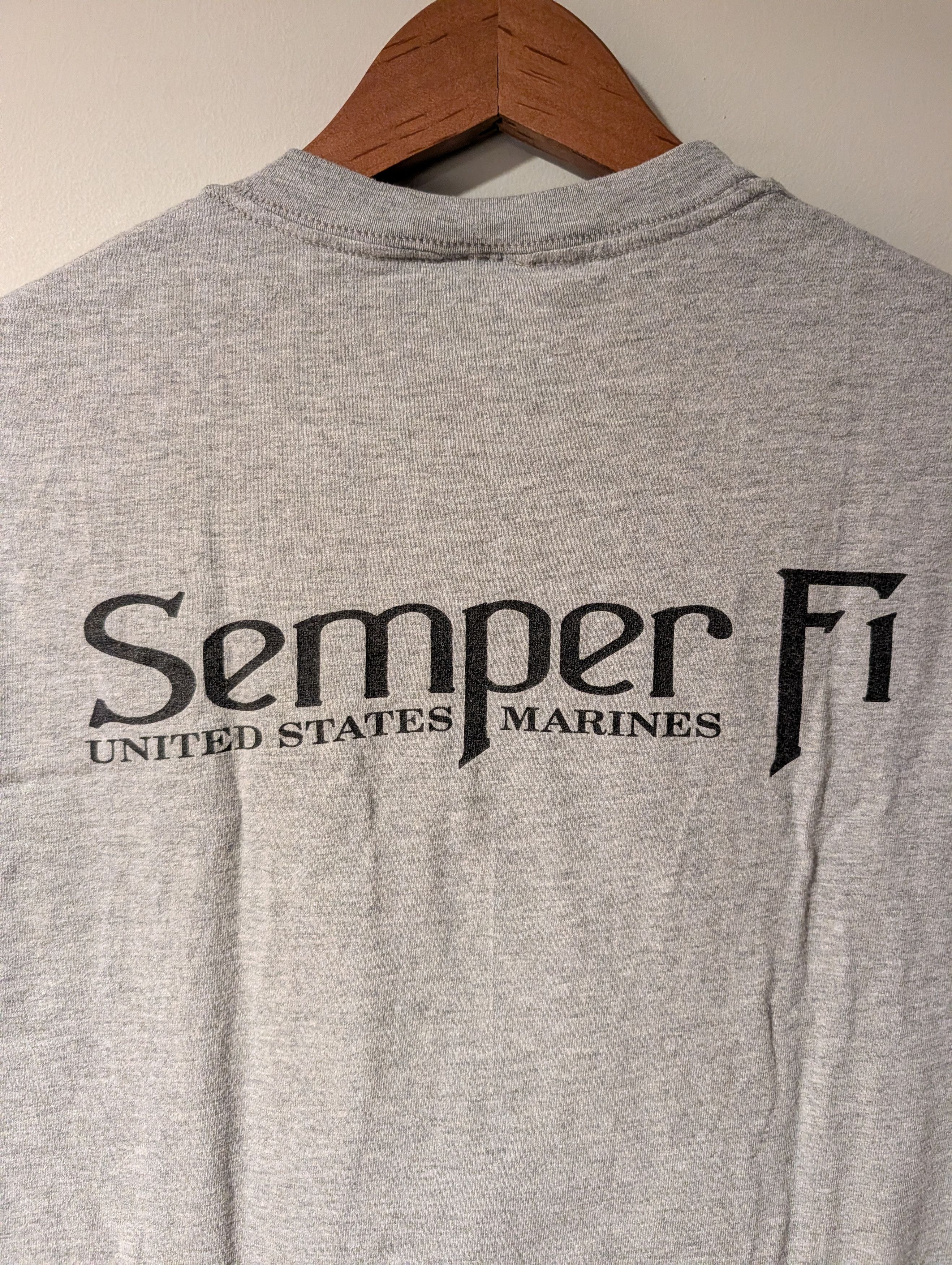 Hanes Vintage Marine T-Shirt Still A Marine Semper Fi Hanes 90s Size US L / EU 52-54 / 3 - 5 Thumbnail