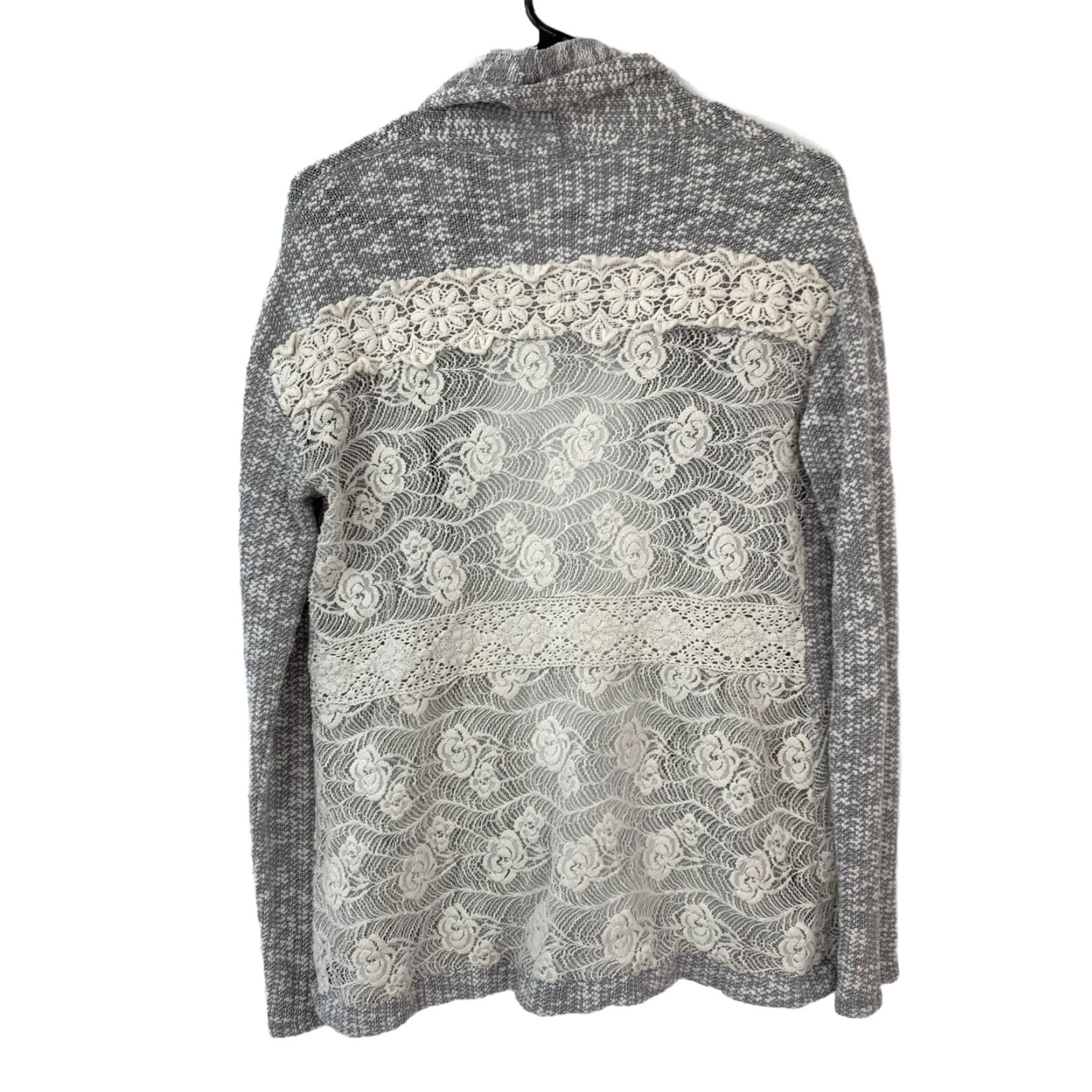 Miss Me VINTAGE Miss Me Cardigan Shirt Womens L Gray Marled Knit Open-Knit Cowgirl Western Boho Y2K 90s Vintage Fall/Winter/Casual Size L / US 10 / IT 46 - 2 Thumbnail