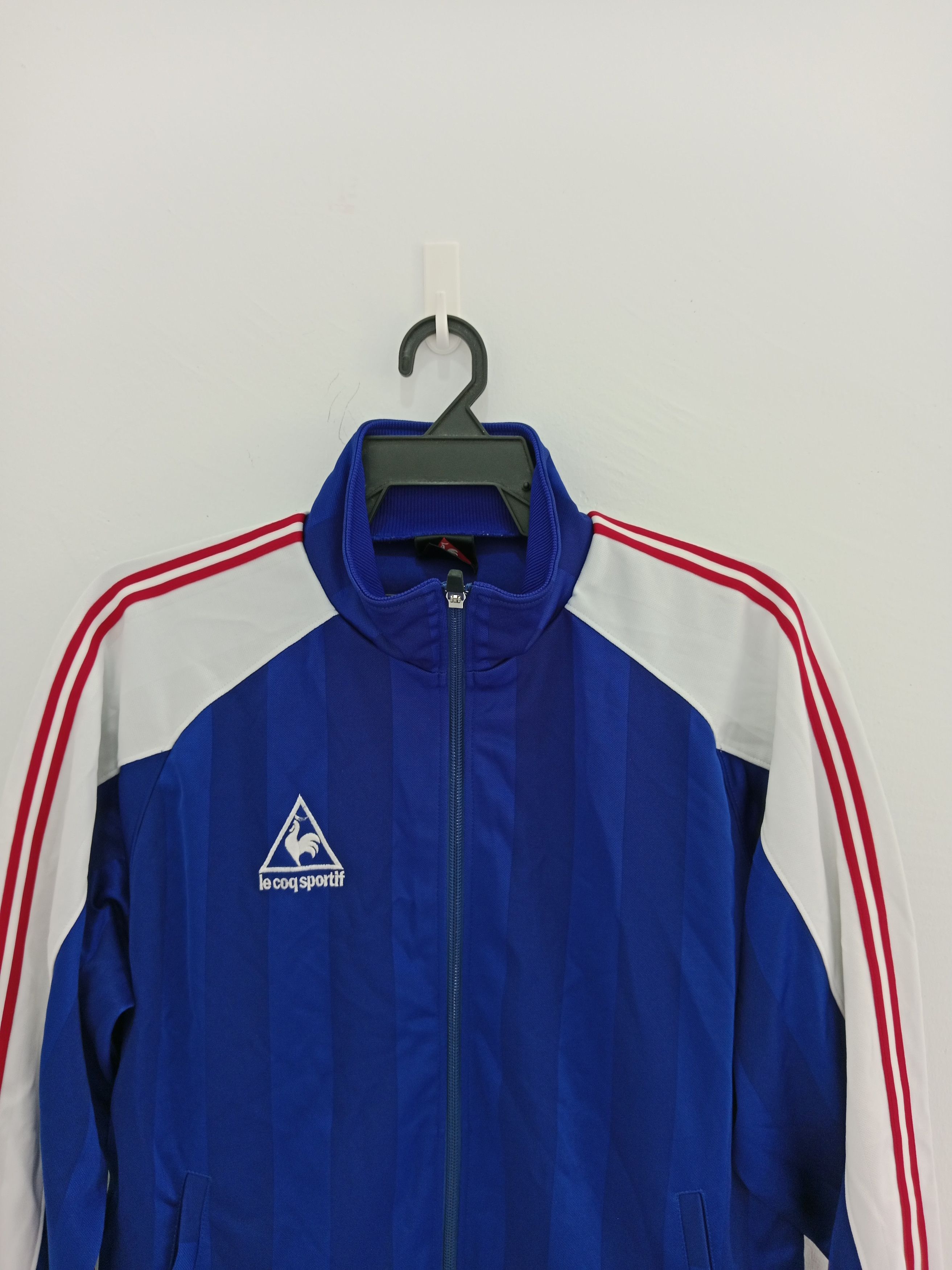 Le Coq Sportif × Vintage Le Coq Sportif Sweater Full Zipper Nice Colour Size US M / EU 48-50 / 2 - 3 Thumbnail