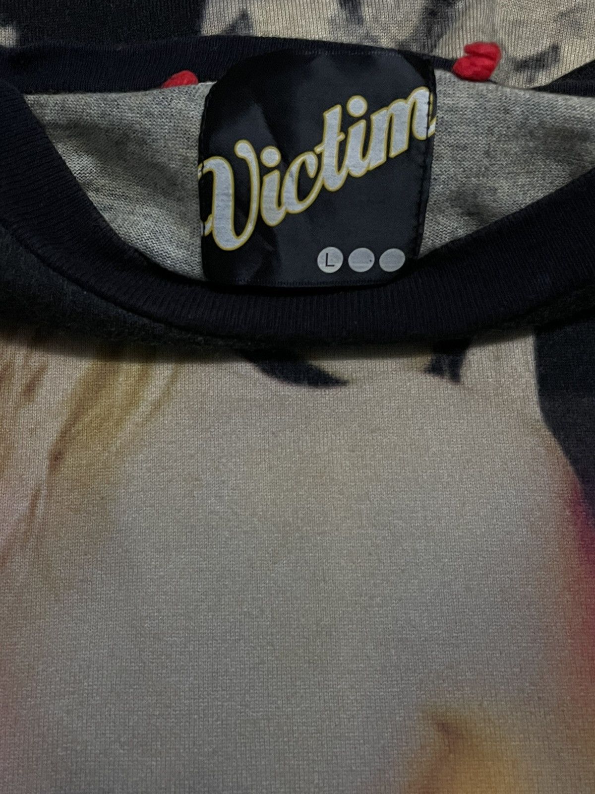 Designer × Japanese Brand × Vintage Vintage Japan Designer Victim Anarchy Naked Girl Fuck Tshirt Size US M / EU 48-50 / 2 - 10 Thumbnail