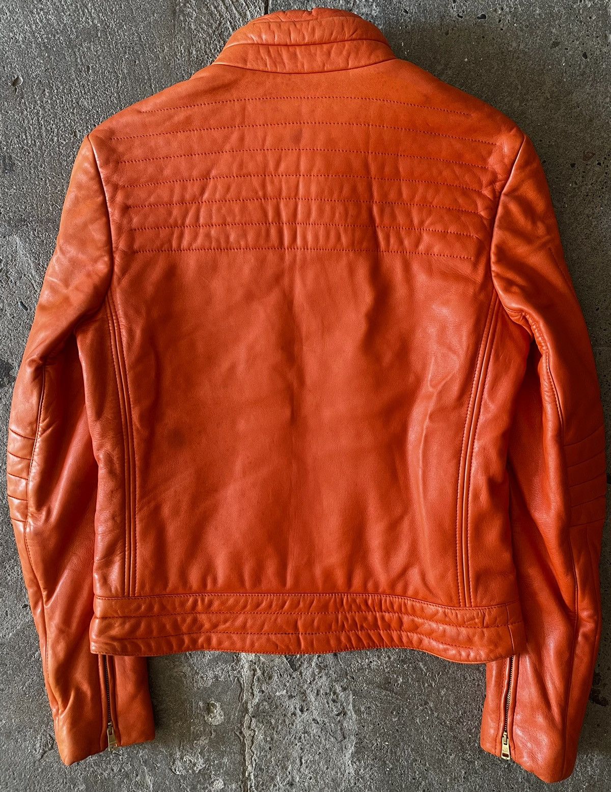 Tom Ford Gucci - Tom Ford - FW2000 - Moto Paneled - Leather Jacket Size US S / EU 44-46 / 1 - 14 Thumbnail
